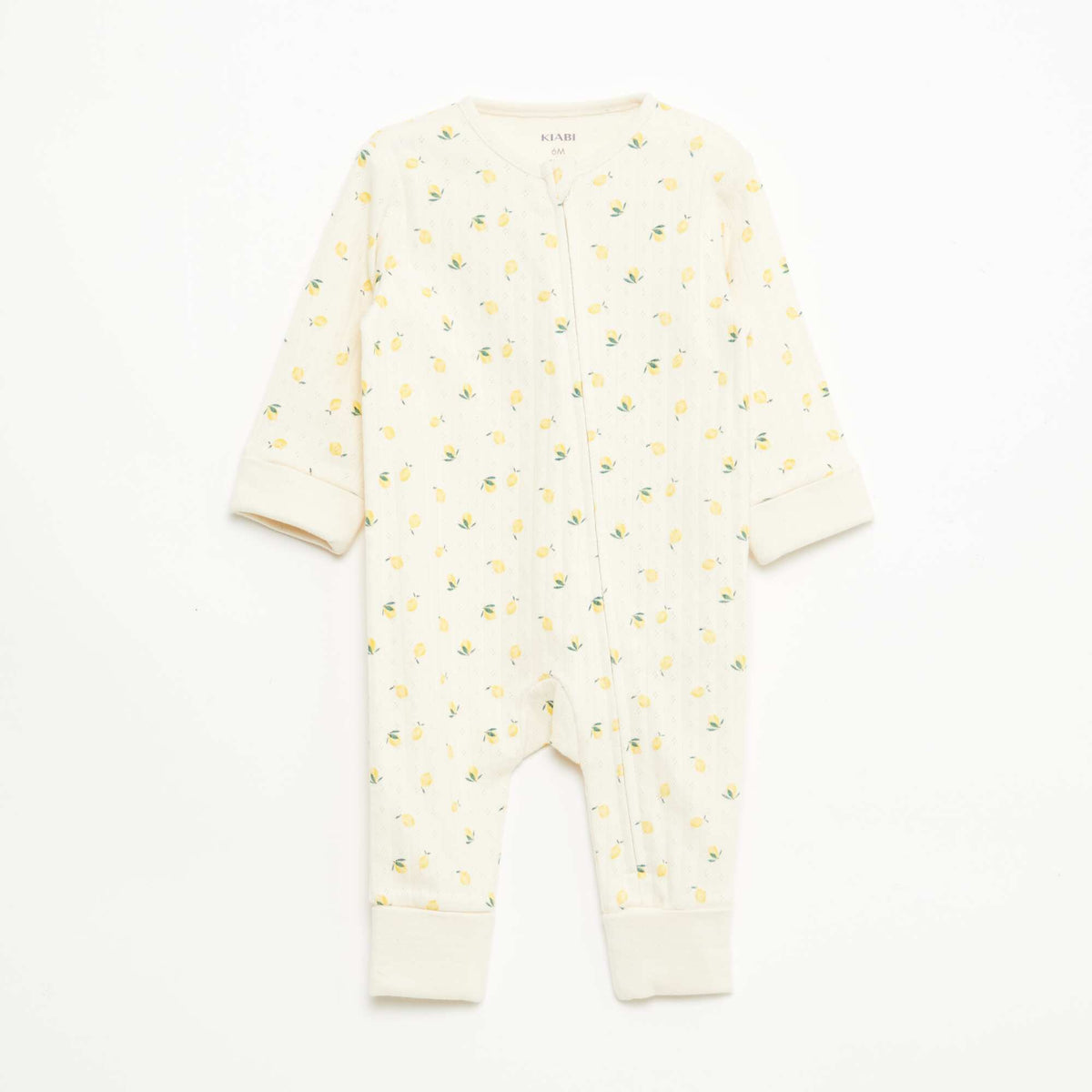 Pack body evolutivo + pijama en punto canalé AMARILLO
