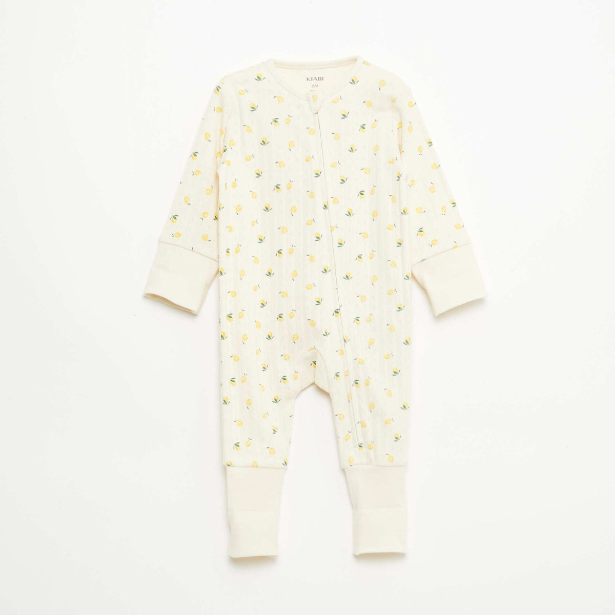 Pack body evolutivo + pijama en punto canalé AMARILLO