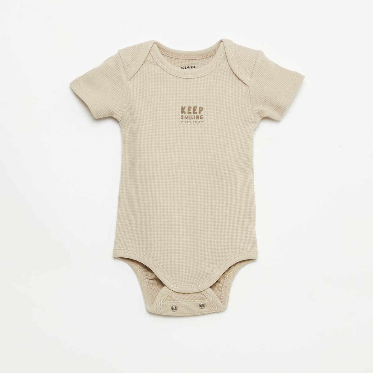 Pack body evolutivo + pijama en punto canalé MARRON