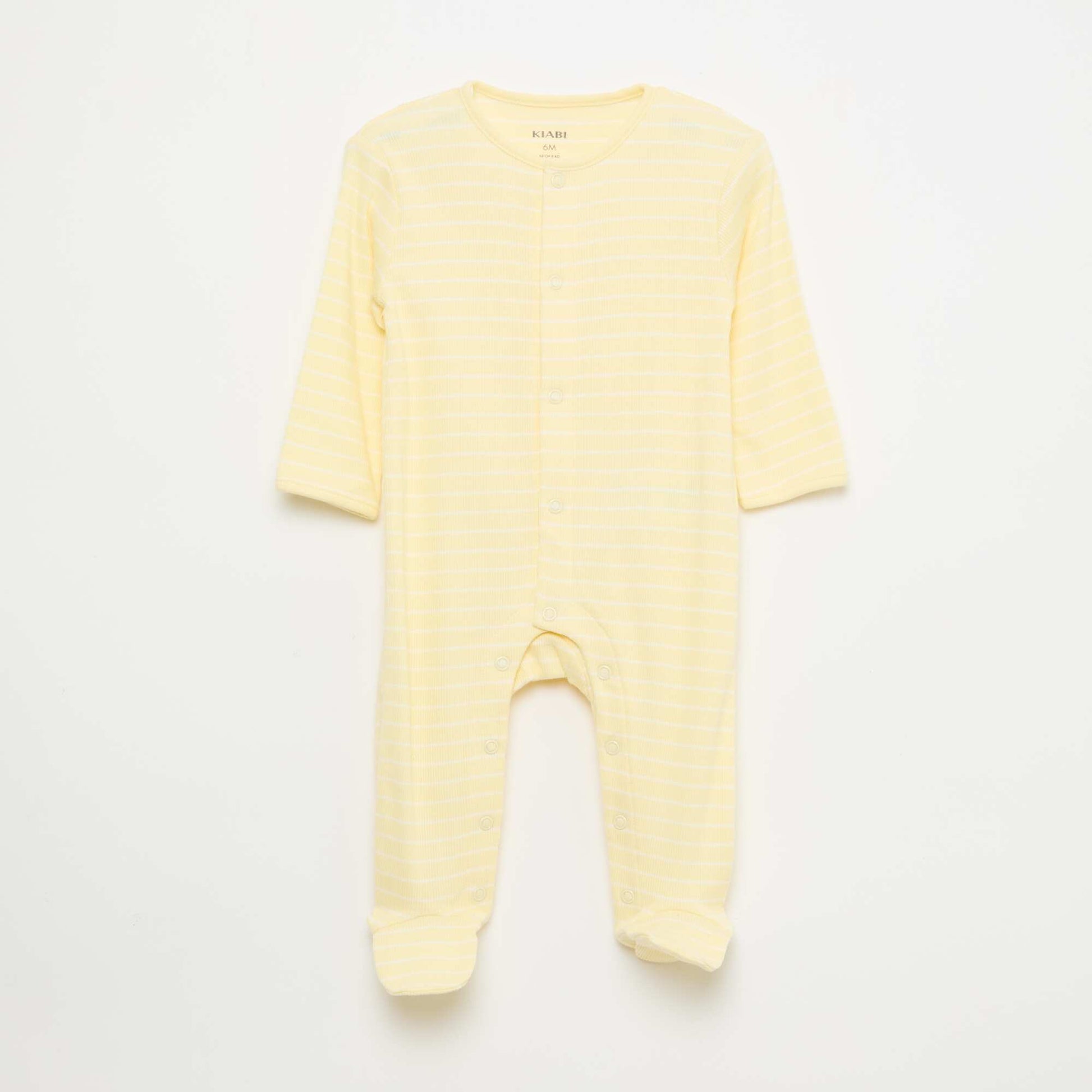 Pack de pijamas peleles con pies BLANCO