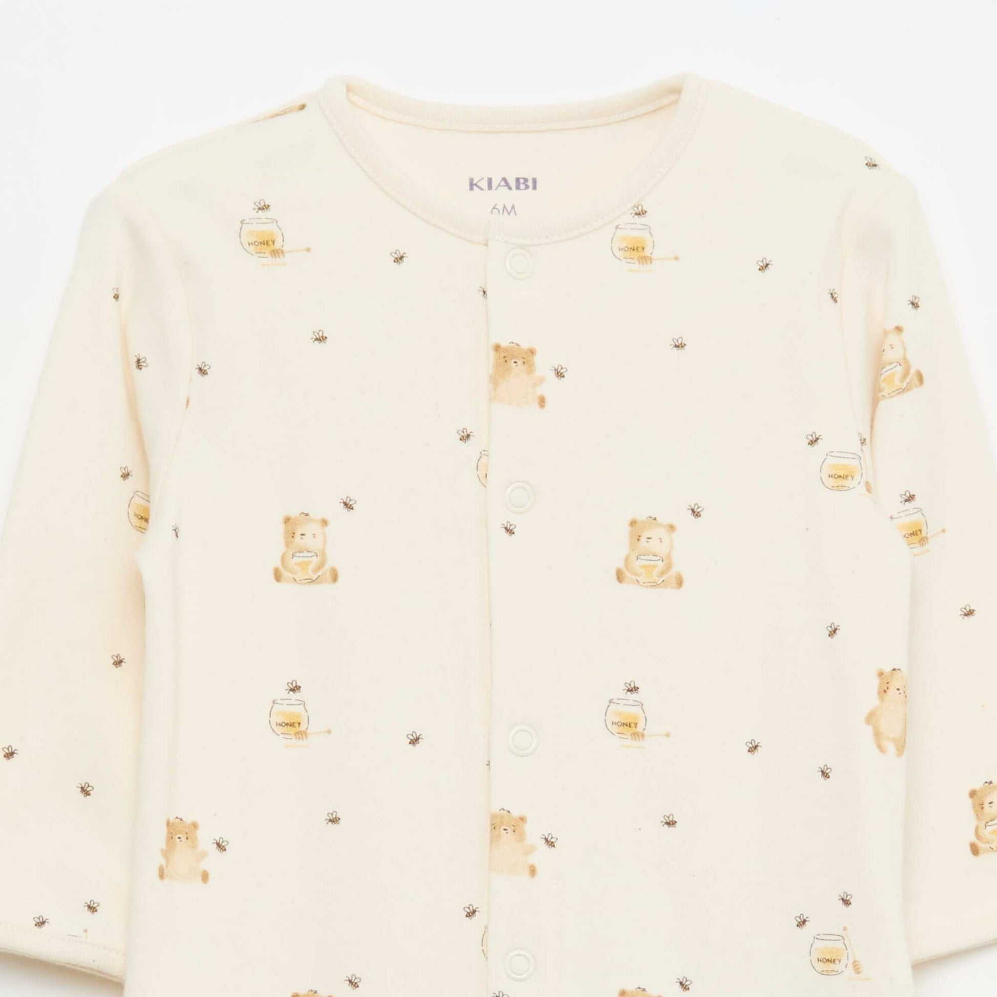 Pack de pijamas peleles con pies BLANCO