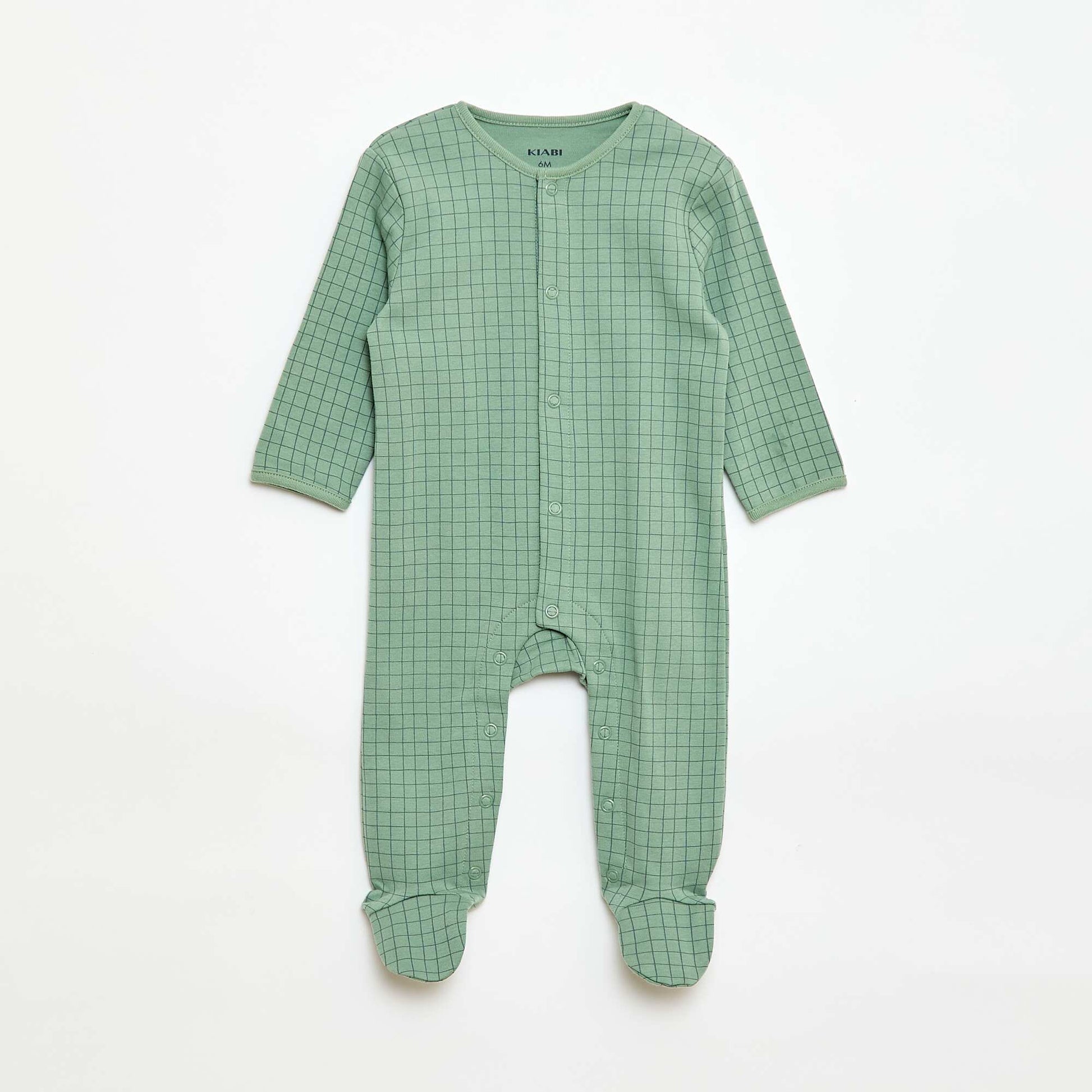 Pack de pijamas peleles con pies VERDE