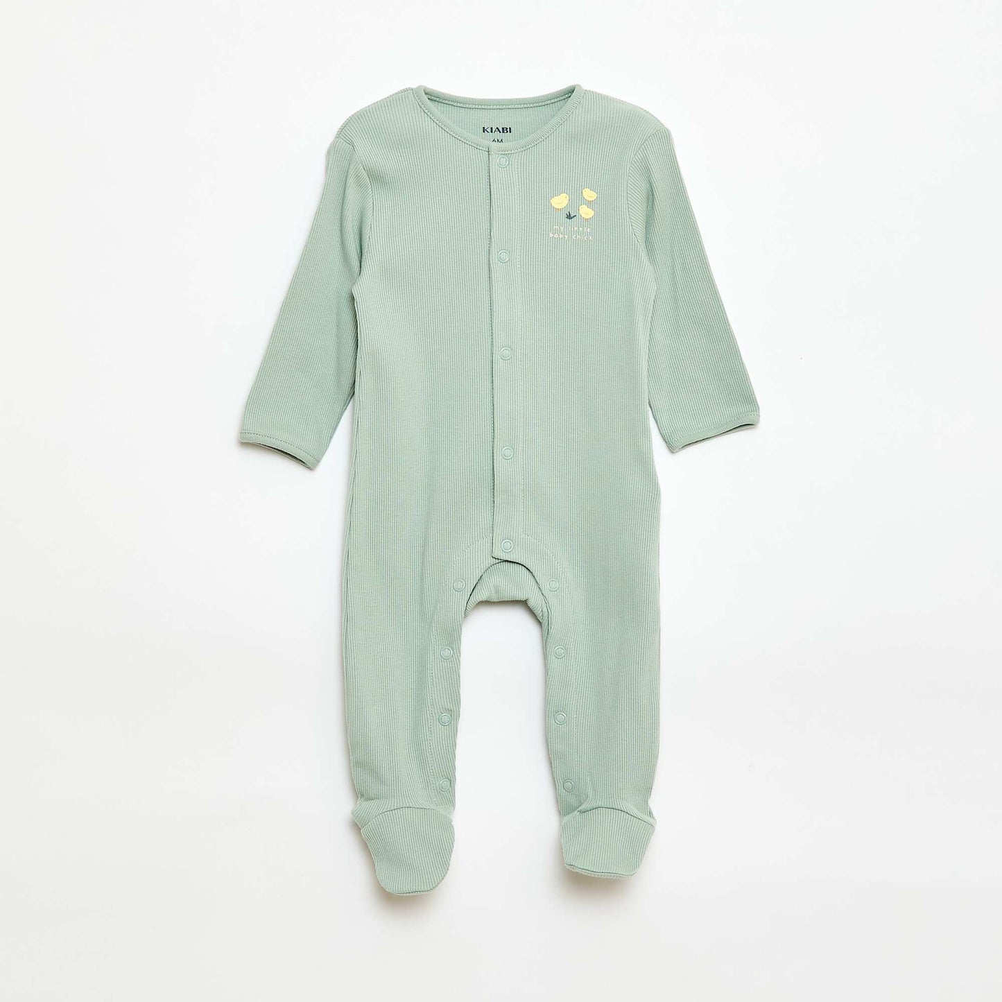 Pack de pijamas peleles con pies VERDE