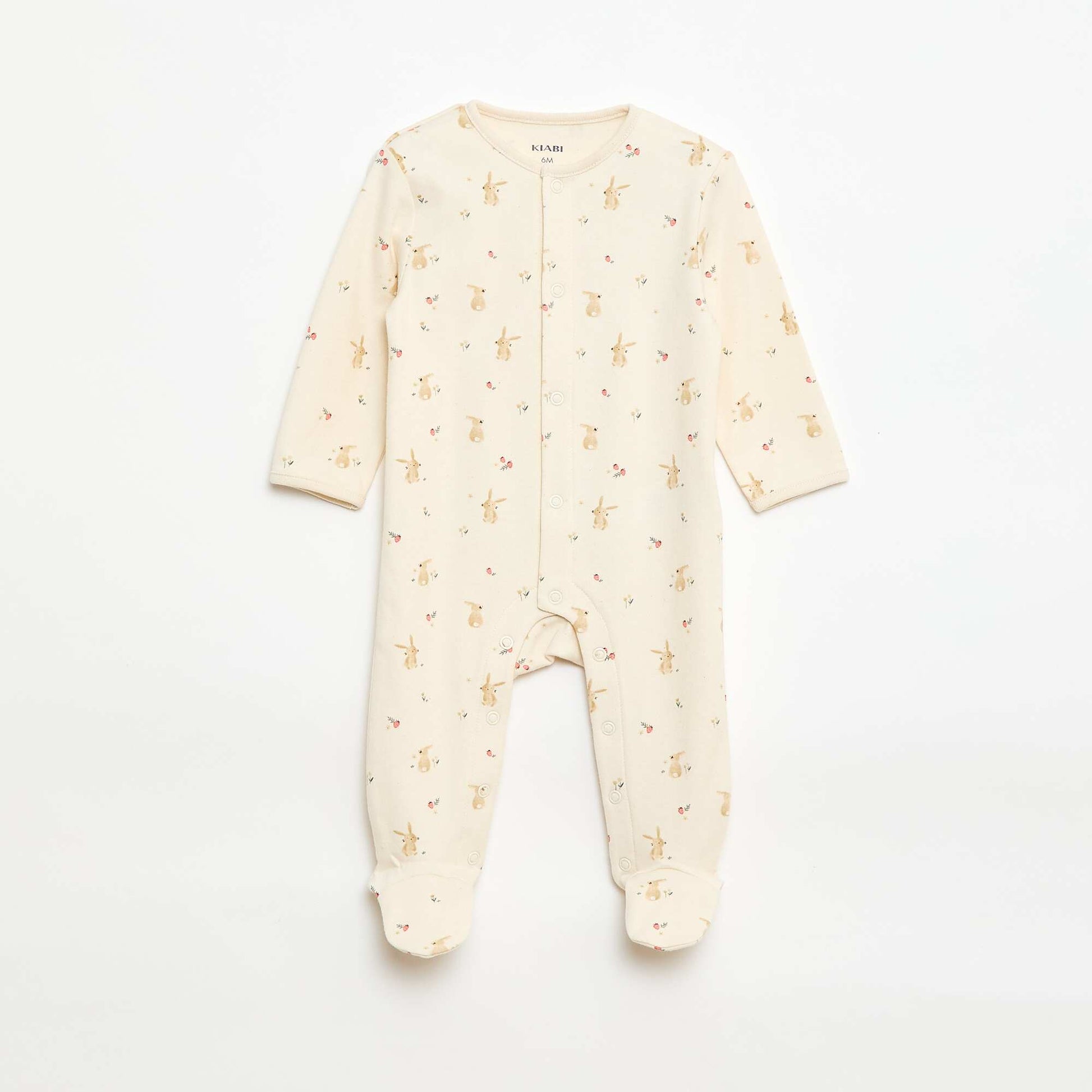 Pack de pijamas peleles con pies BLANCO