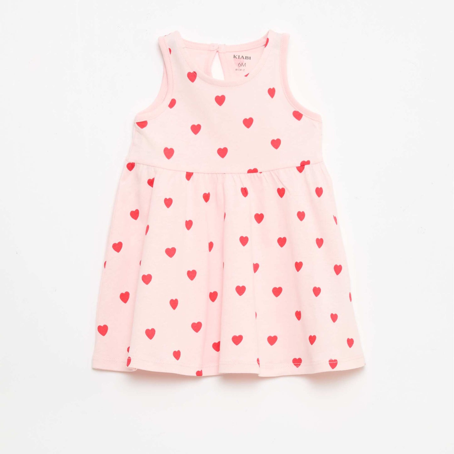 Vestido sin mangas con mensaje ROSA