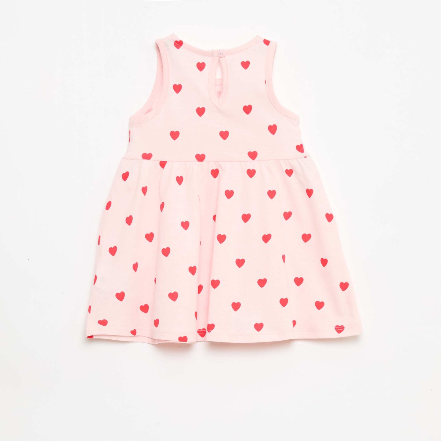 Vestido sin mangas con mensaje ROSA