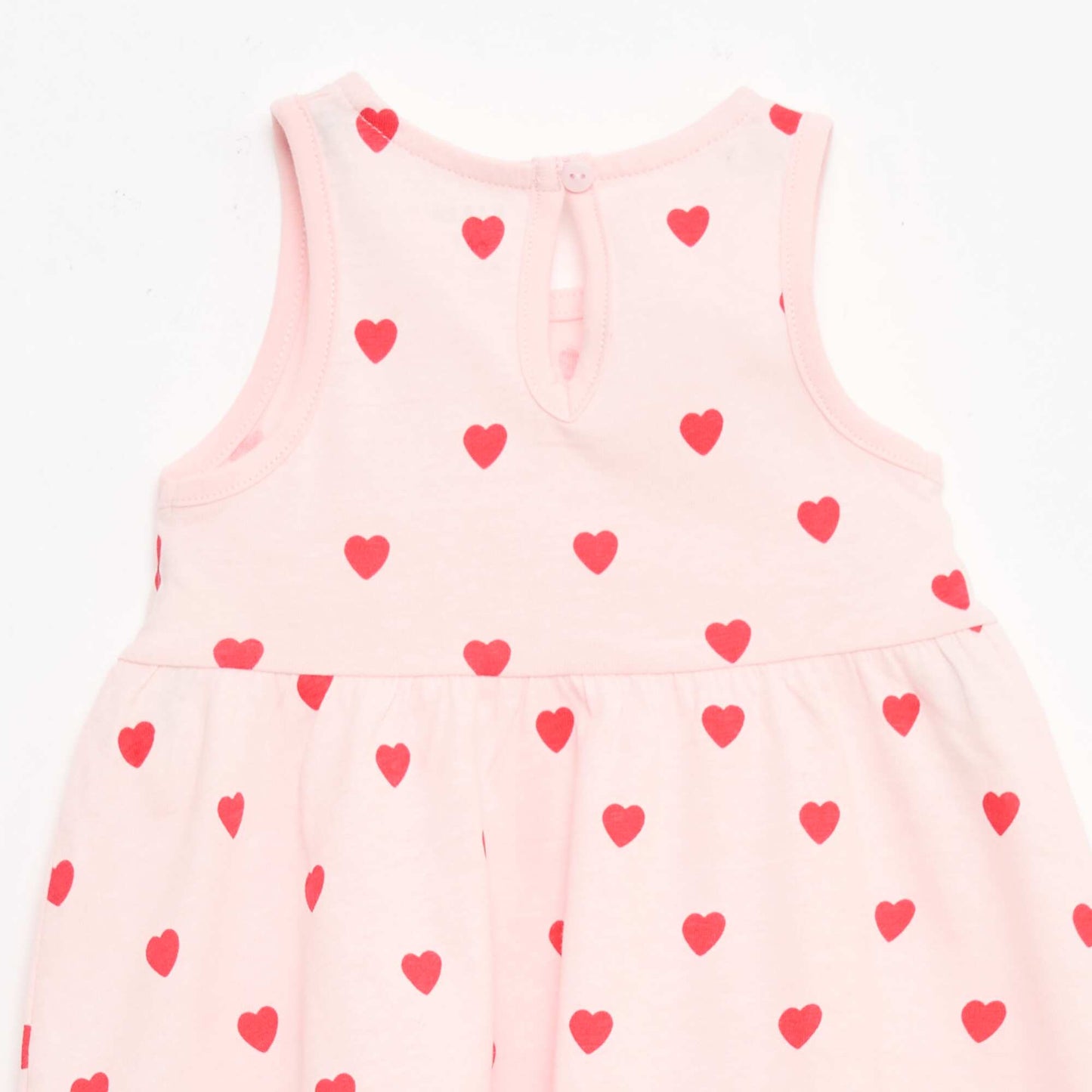 Vestido sin mangas con mensaje ROSA