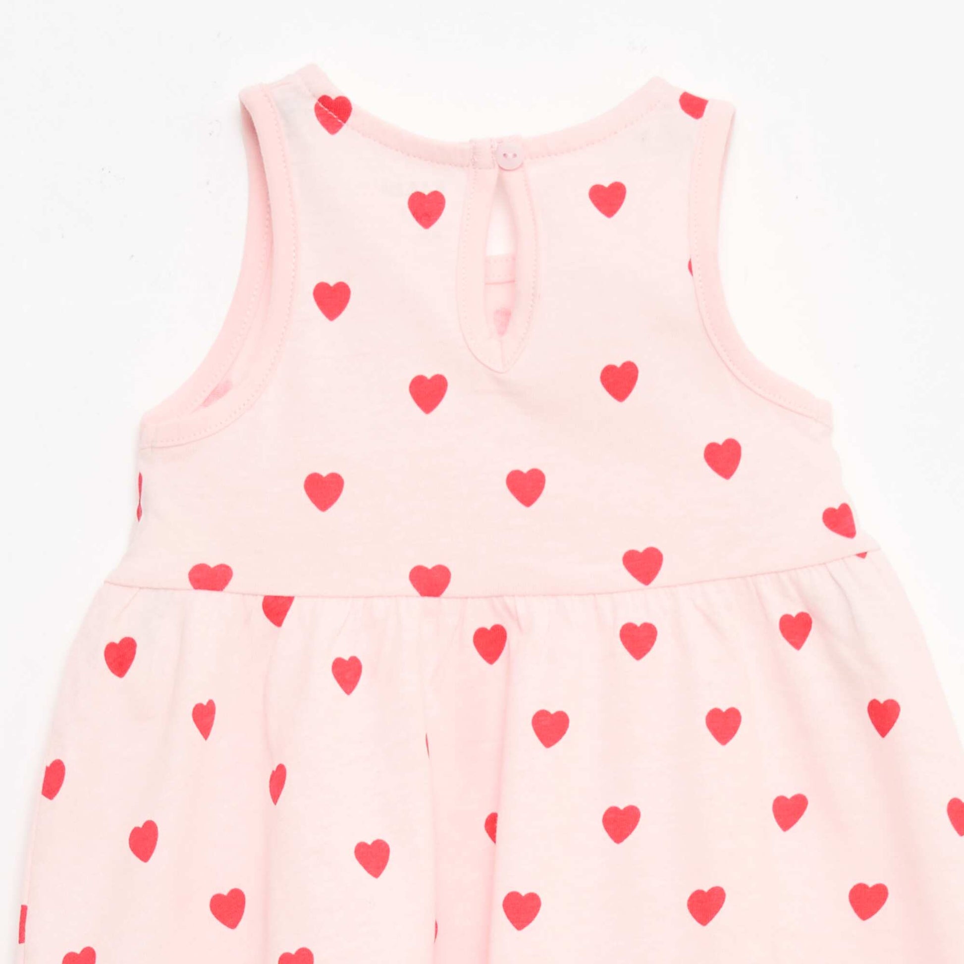 Vestido sin mangas con mensaje ROSA