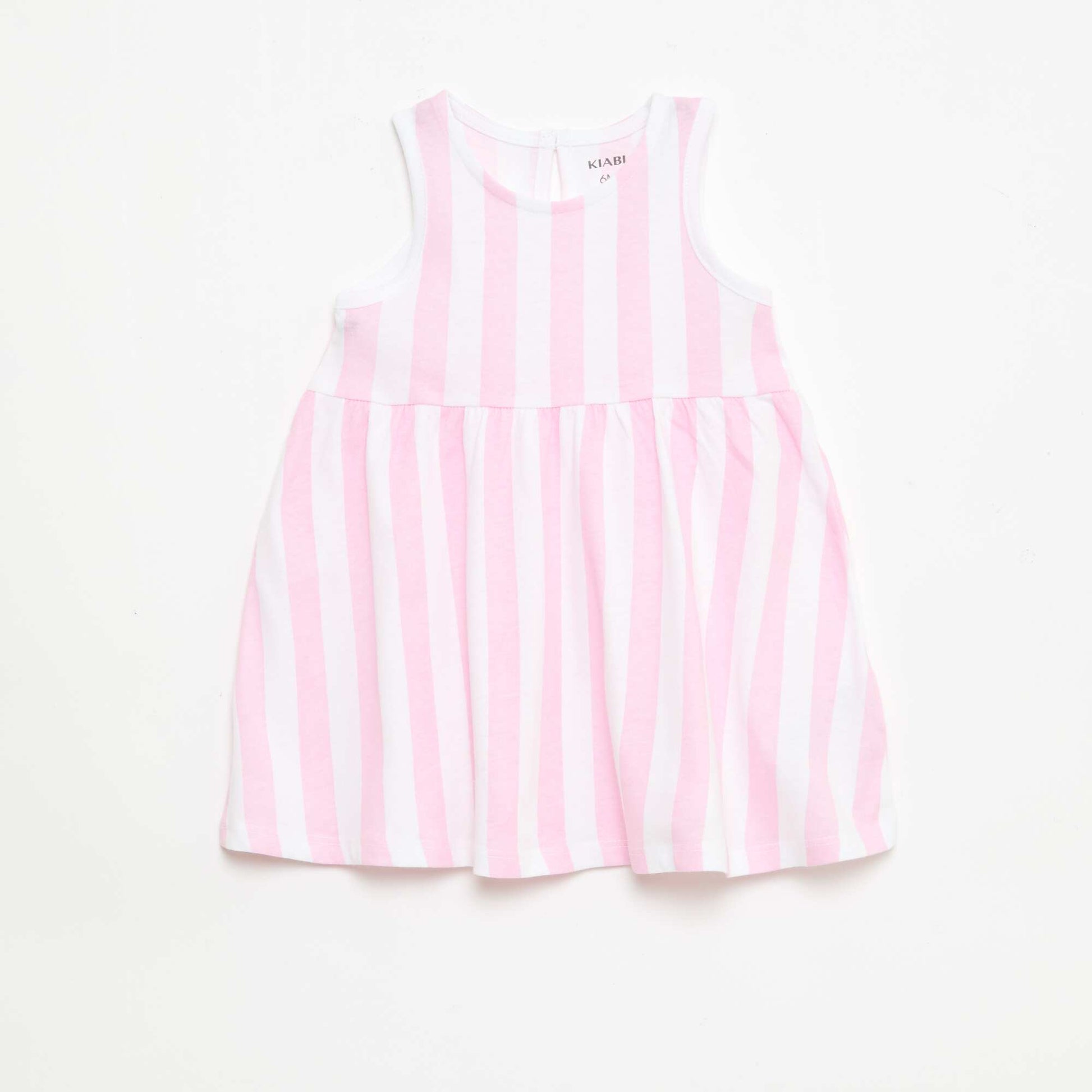 Vestido sin mangas con mensaje ROSA