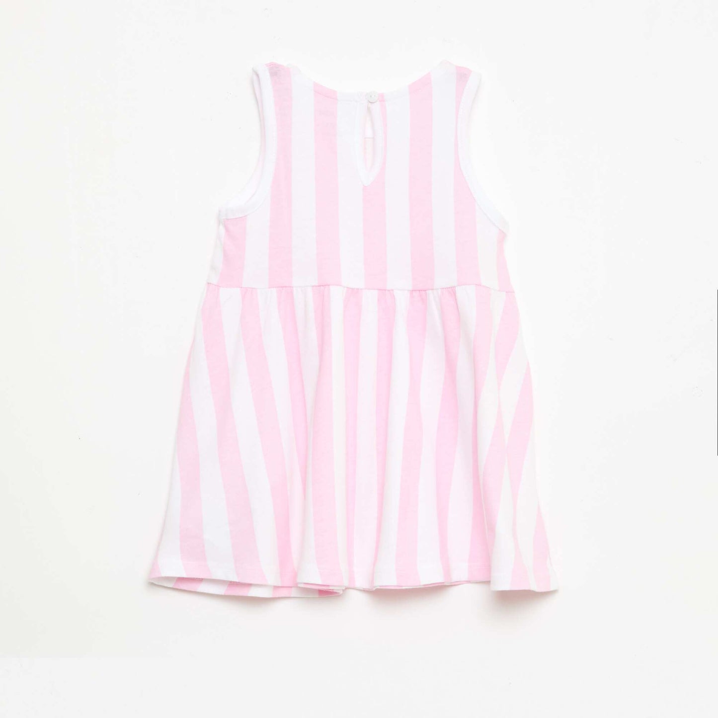 Vestido sin mangas con mensaje ROSA