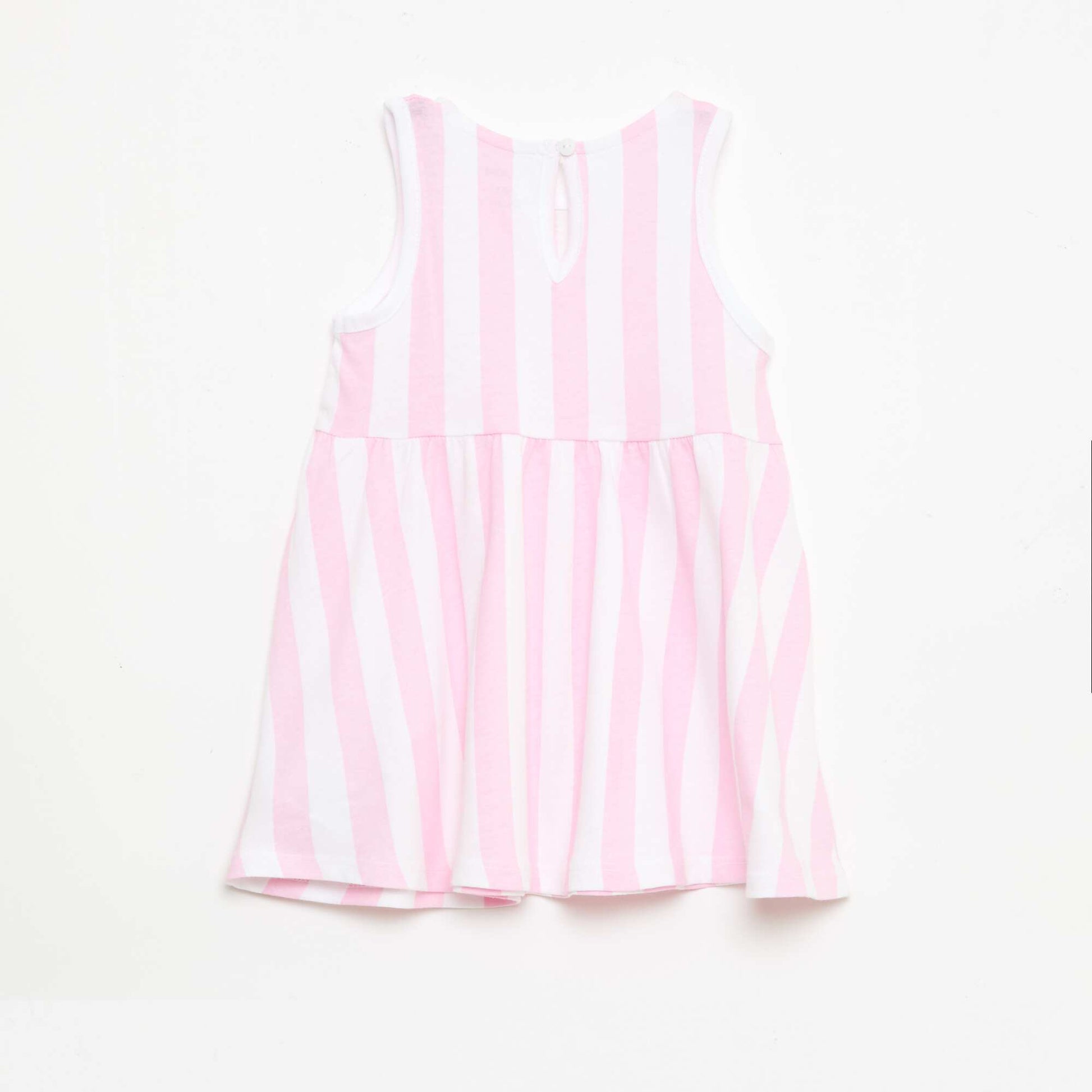 Vestido sin mangas con mensaje ROSA