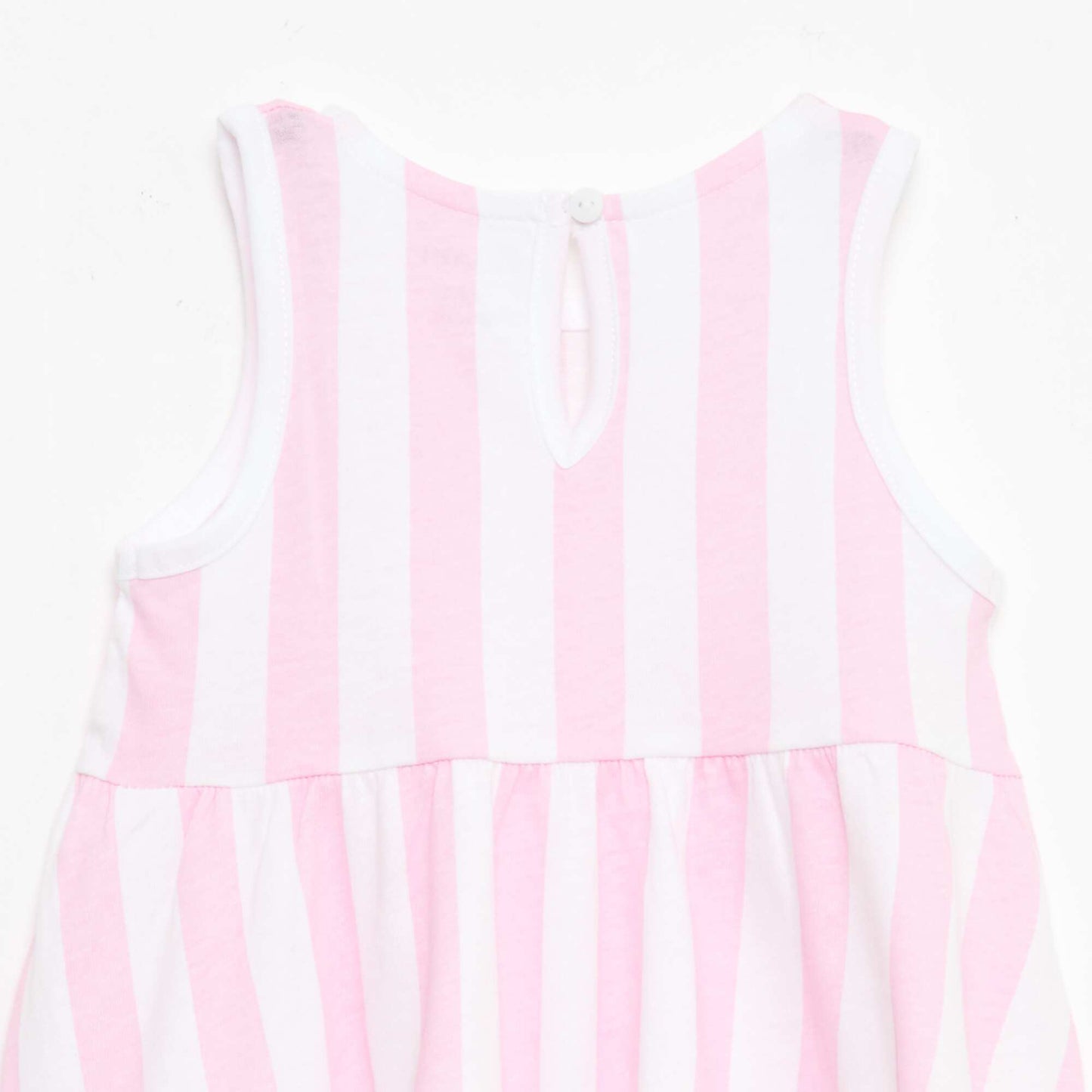 Vestido sin mangas con mensaje ROSA