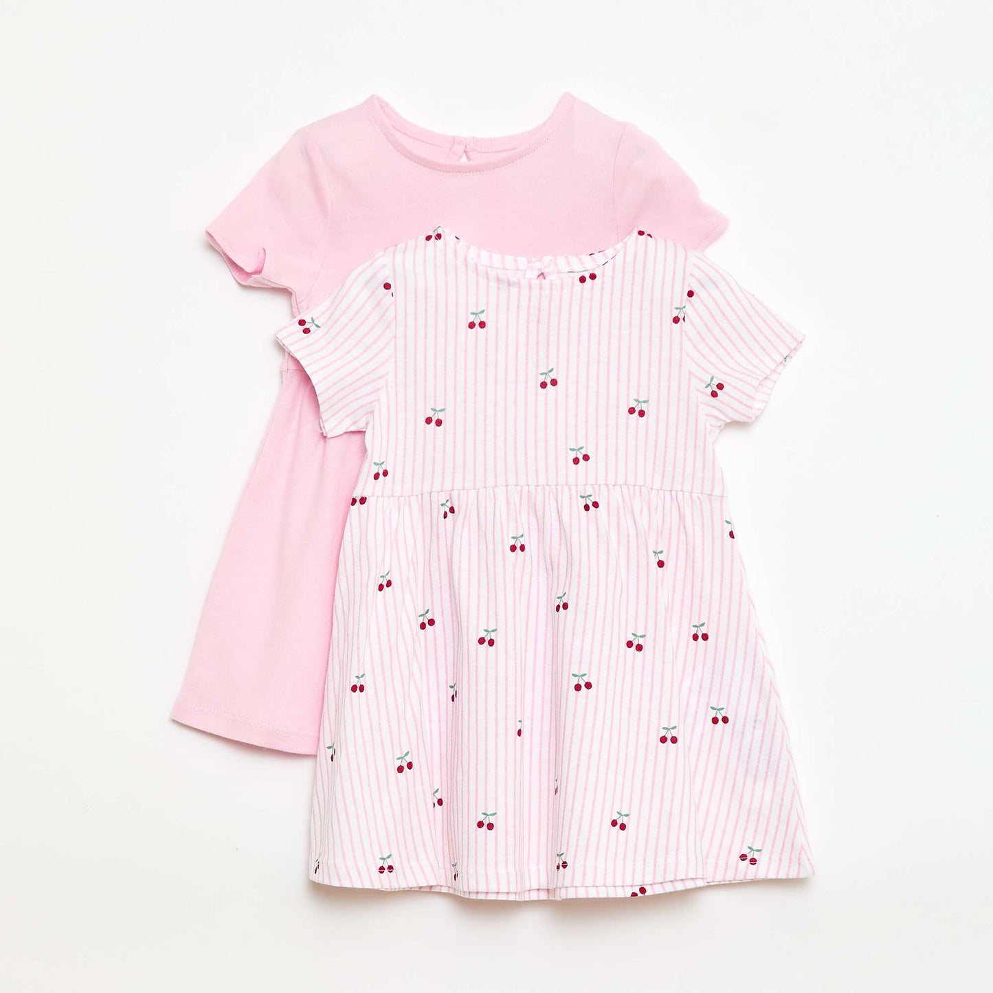Pack de 2 vestidos de manga corta BLANCO