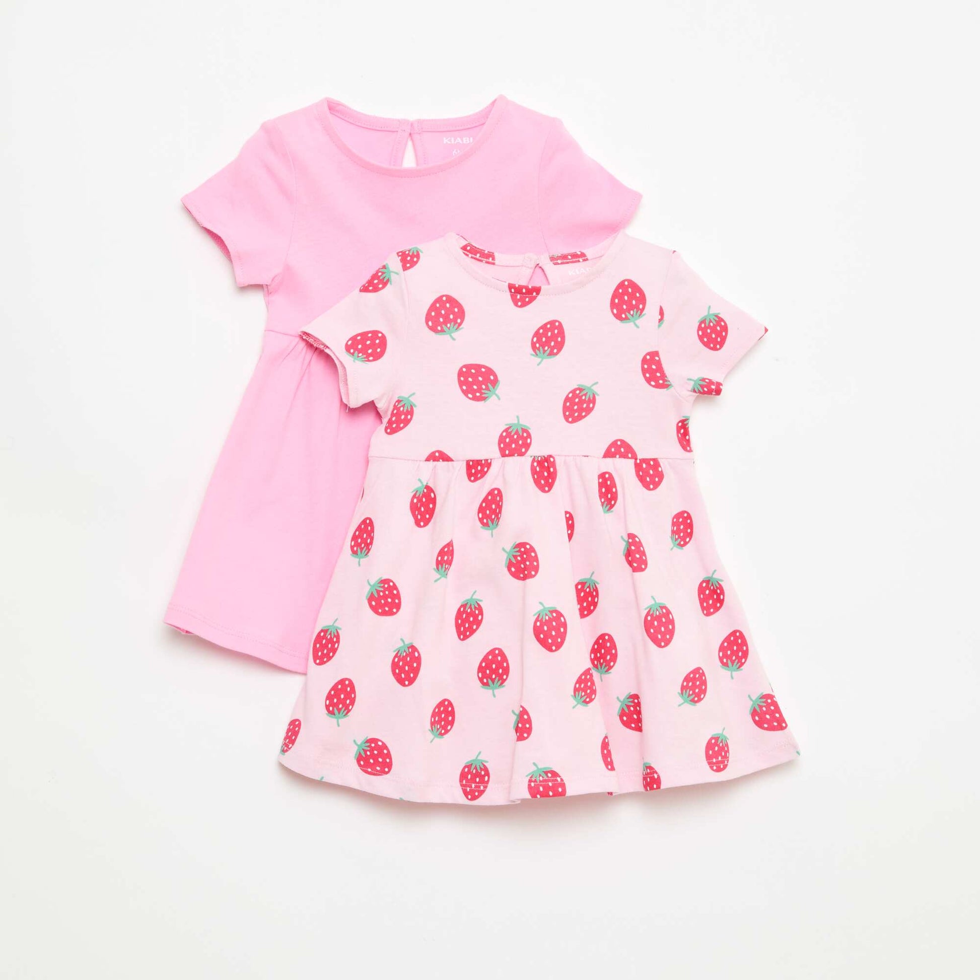 Pack de 2 vestidos de manga corta ROSA