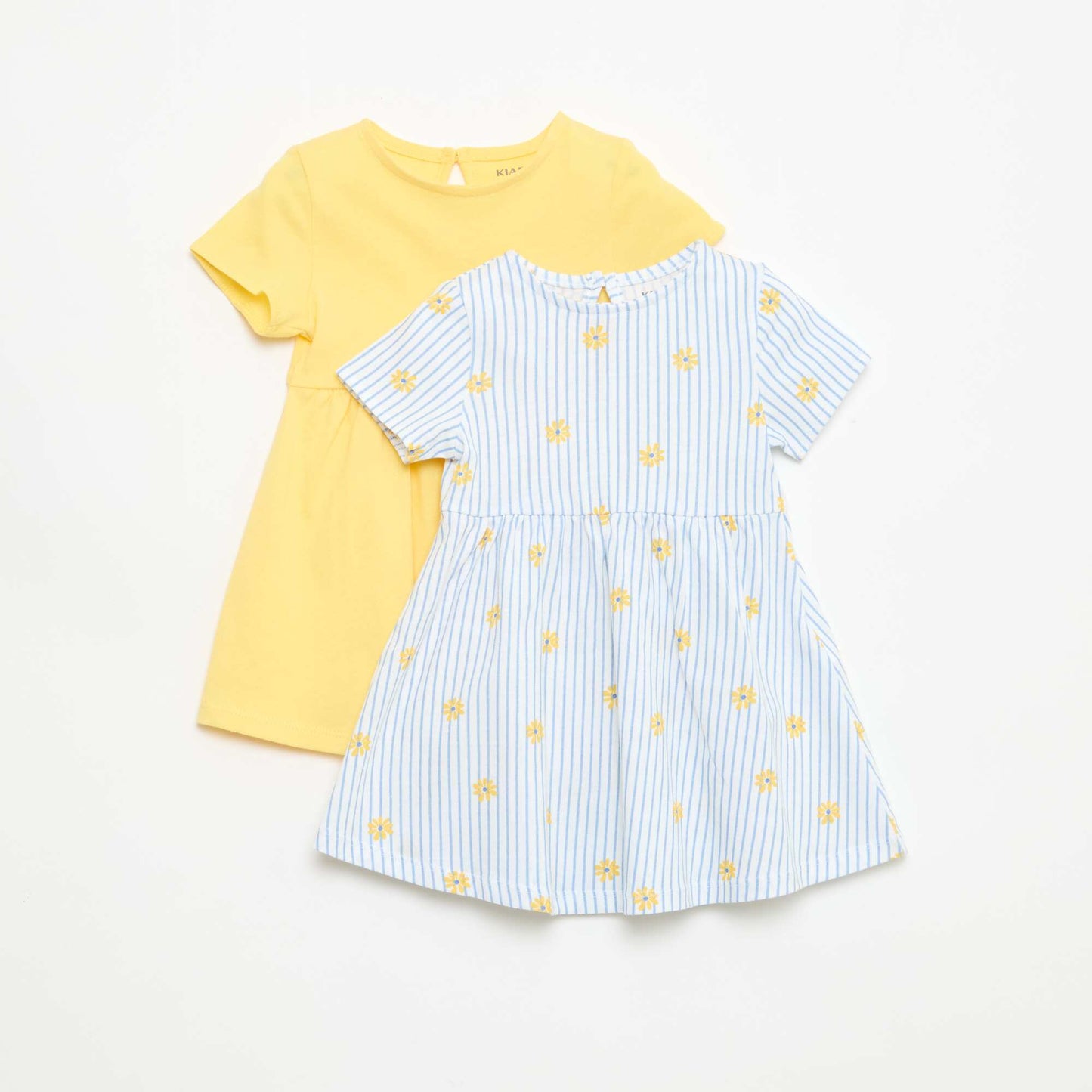 Pack de 2 vestidos de manga corta AZUL