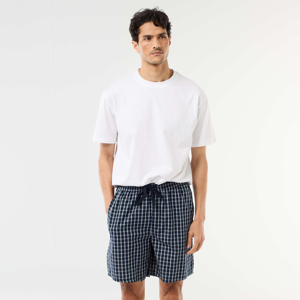 Pack de pantalones cortos de noche con bolsillos - 2 unidades AZUL