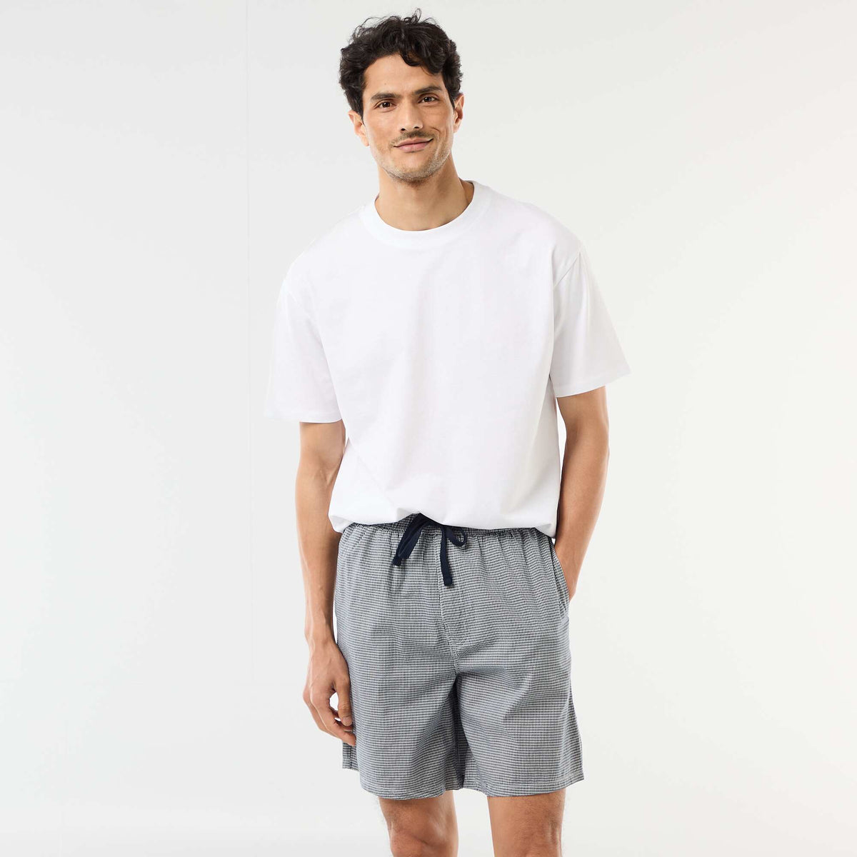 Pack de pantalones cortos de noche con bolsillos - 2 unidades AZUL