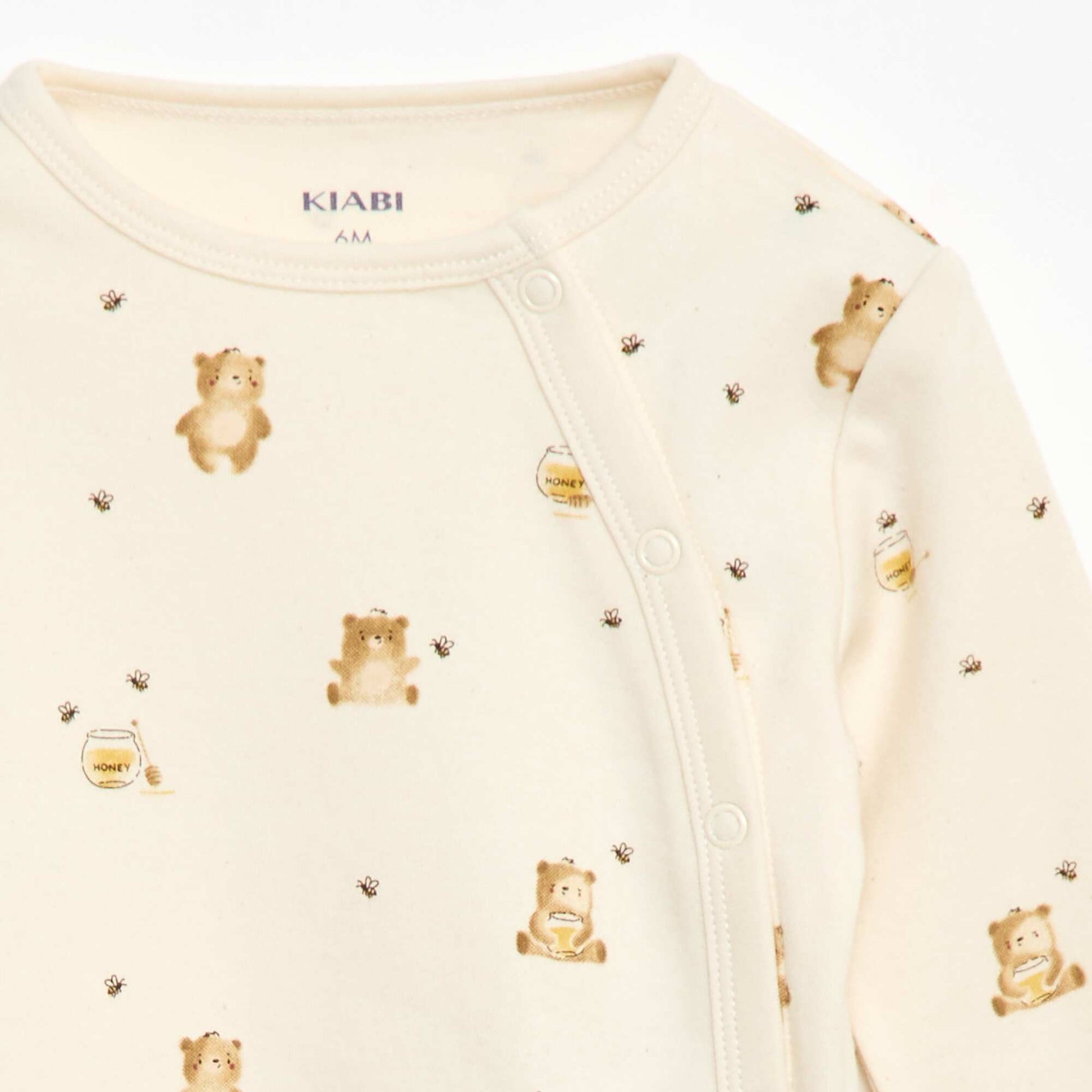 Conjunto de pijama de felpa - 2 piezas BLANCO