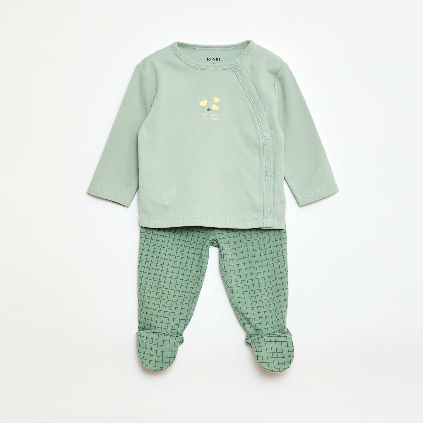Conjunto de pijama de felpa - 2 piezas VERDE