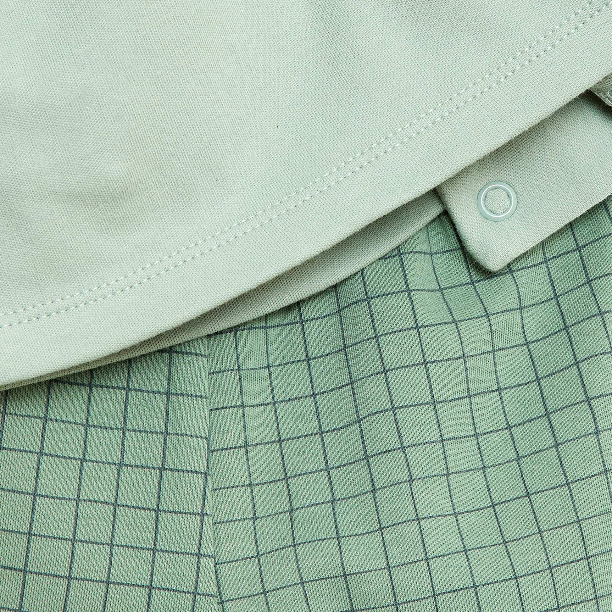Conjunto de pijama de felpa - 2 piezas VERDE