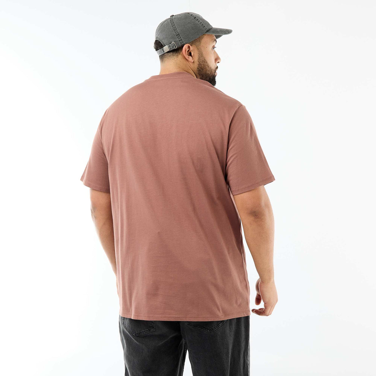 Camiseta de punto sweater de manga corta MARRON