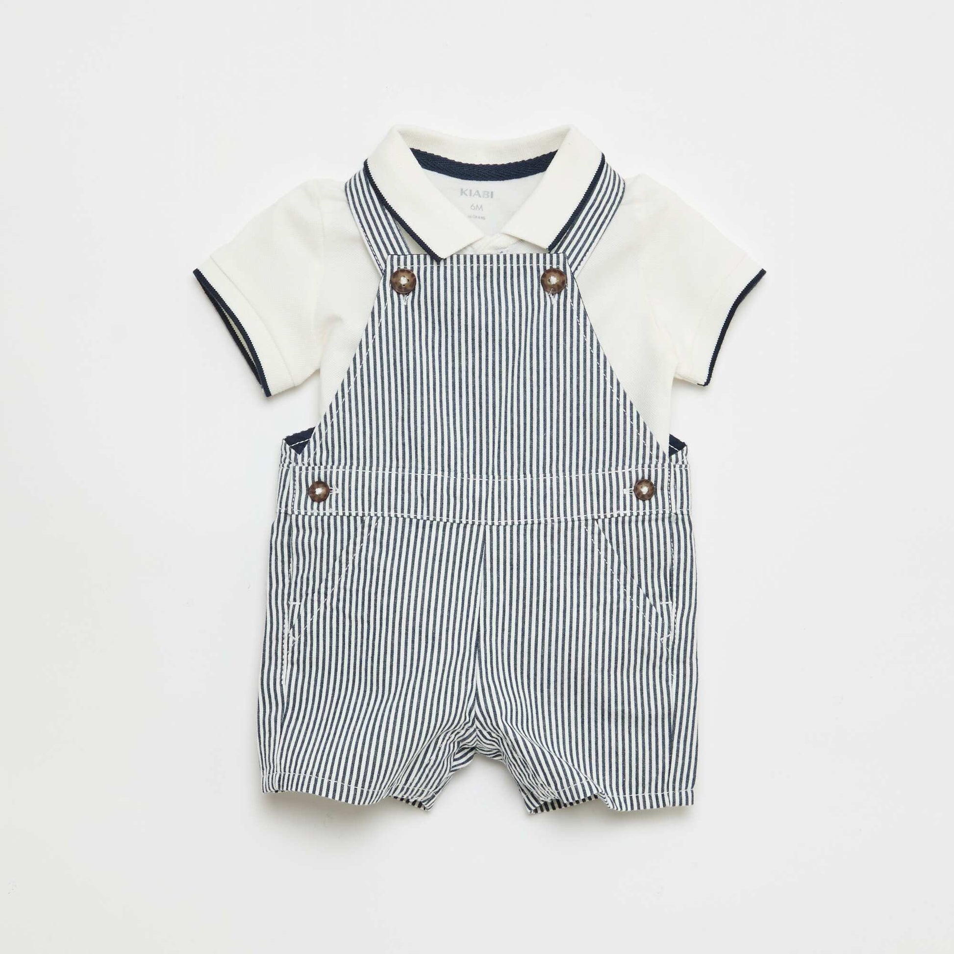 Conjunto enterito + remera - 2 piezas AZUL