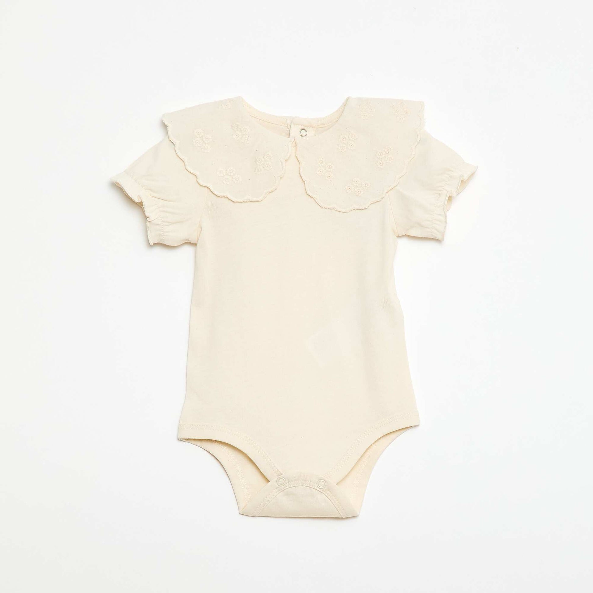 Body con cuello Claudine BLANCO
