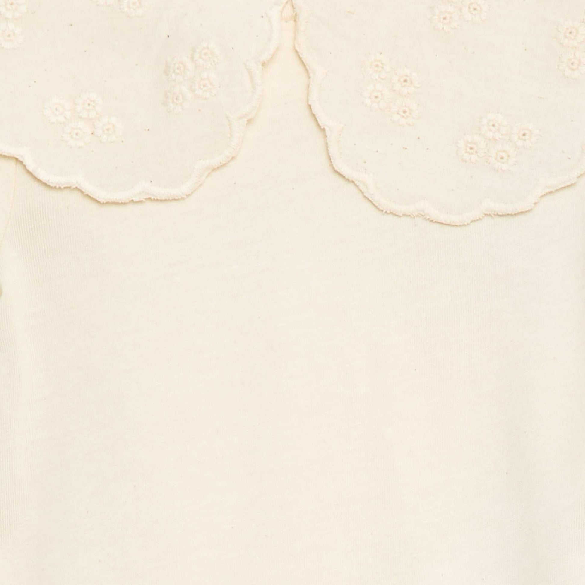 Body con cuello Claudine BLANCO