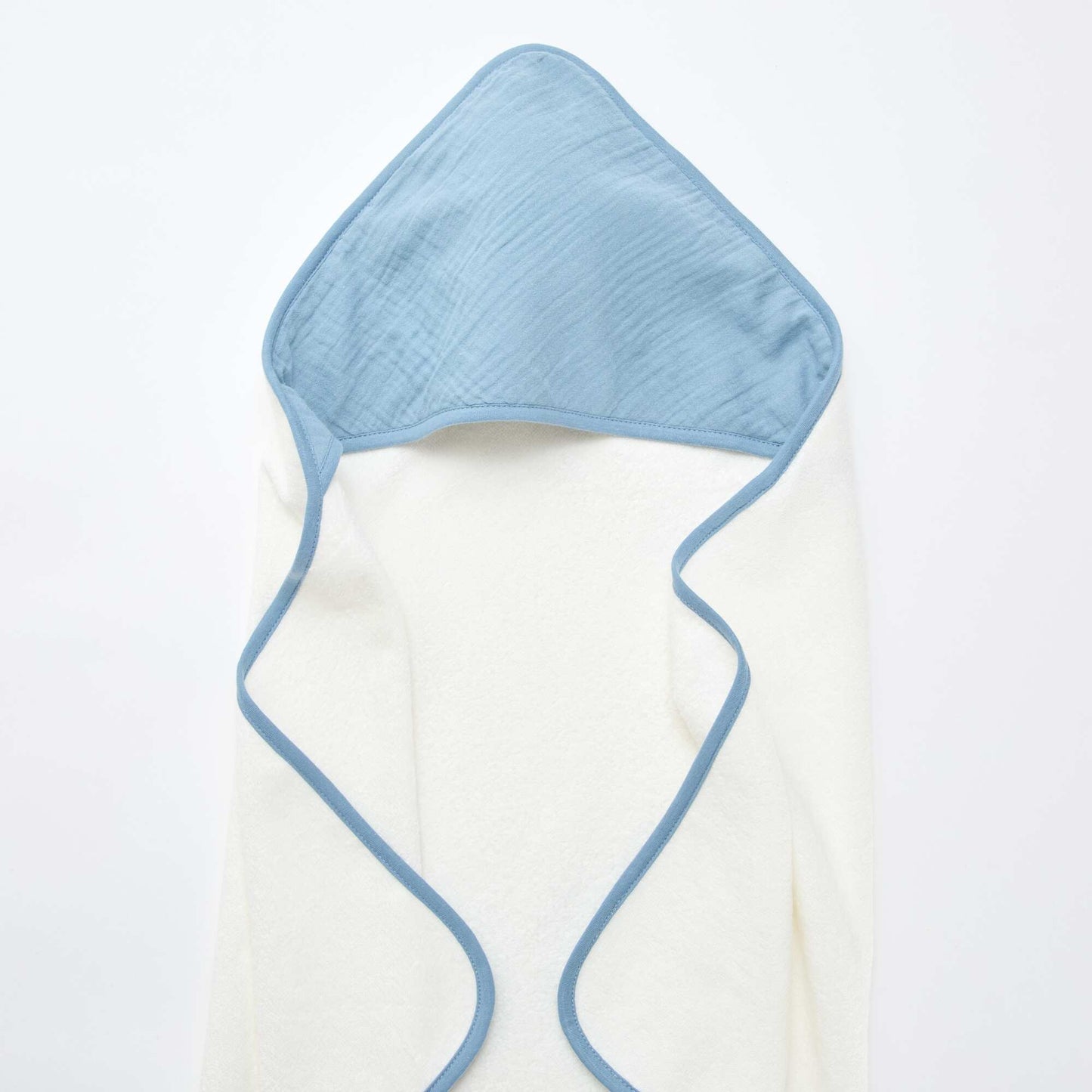 Capa de baño de algodón 62 x 104 cm AZUL