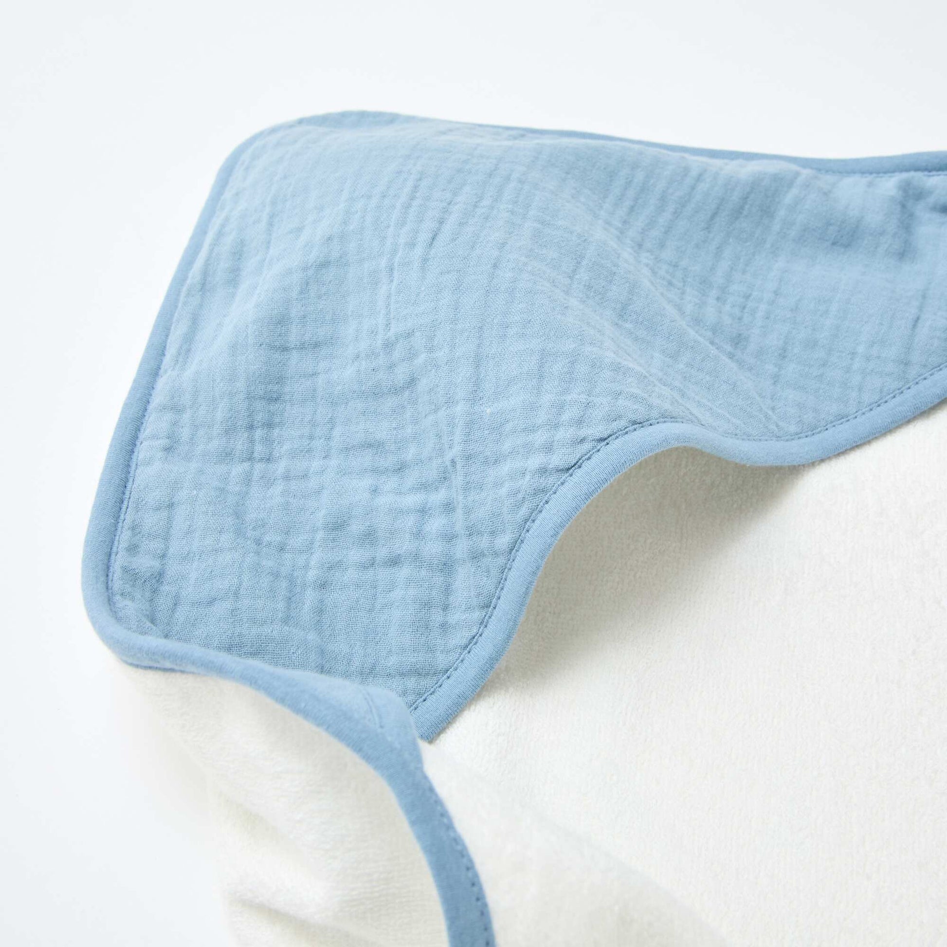 Capa de baño de algodón 62 x 104 cm AZUL