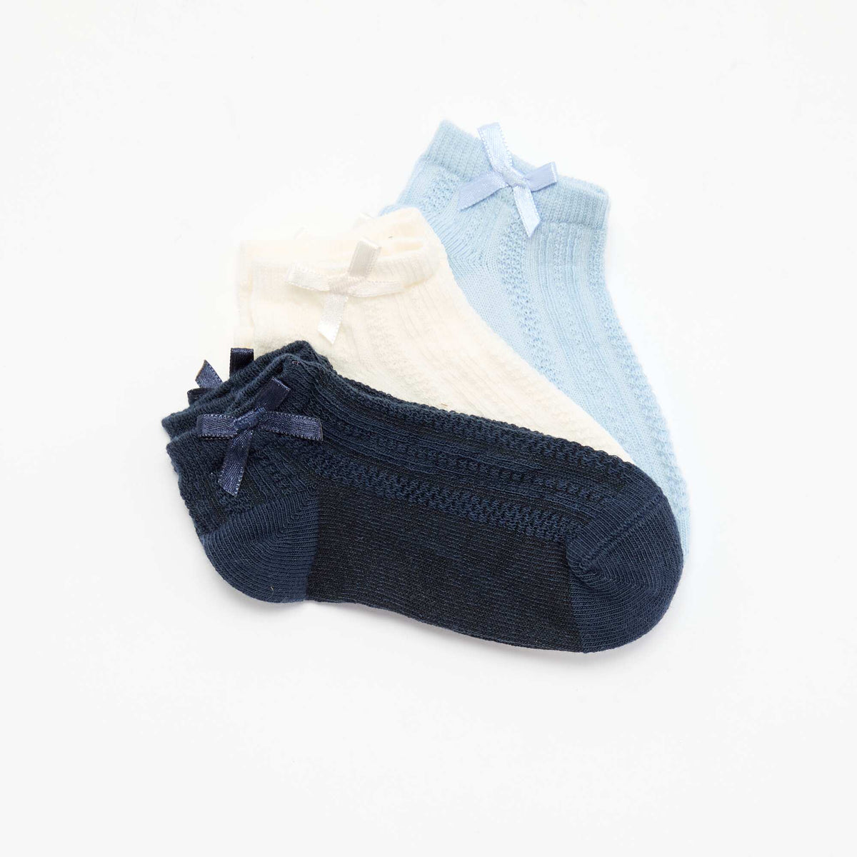 Pack de 3 medias fantasía AZUL