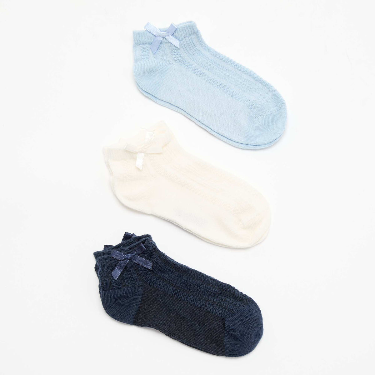Pack de 3 medias fantasía AZUL