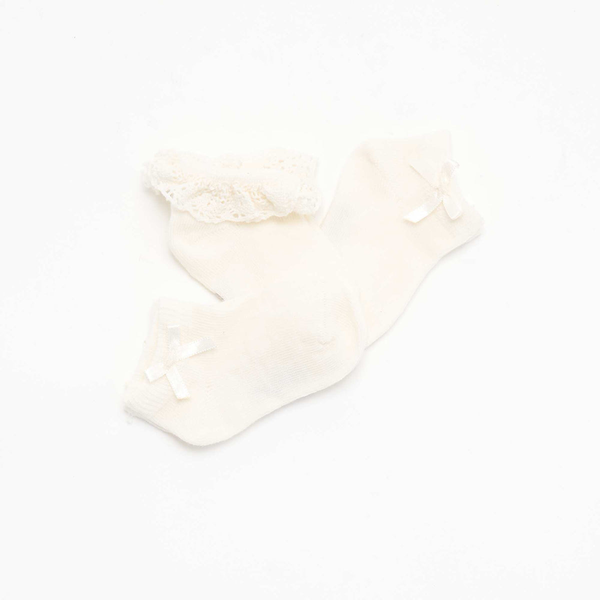 Pack de 3 medias de ceremonia BLANCO