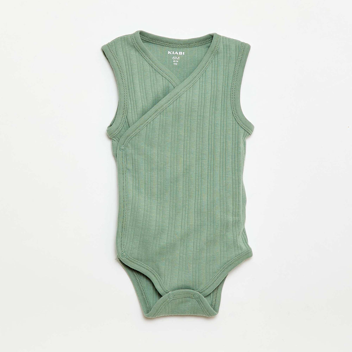 Pack de 3 bodies acanalados VERDE