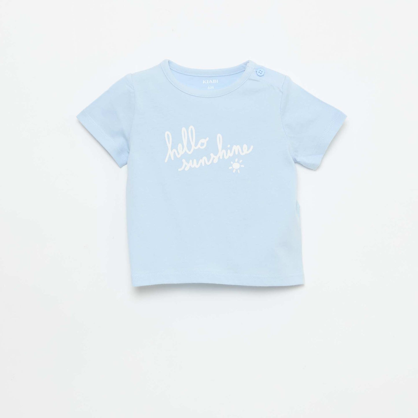 Camiseta de manga corta estampada AZUL