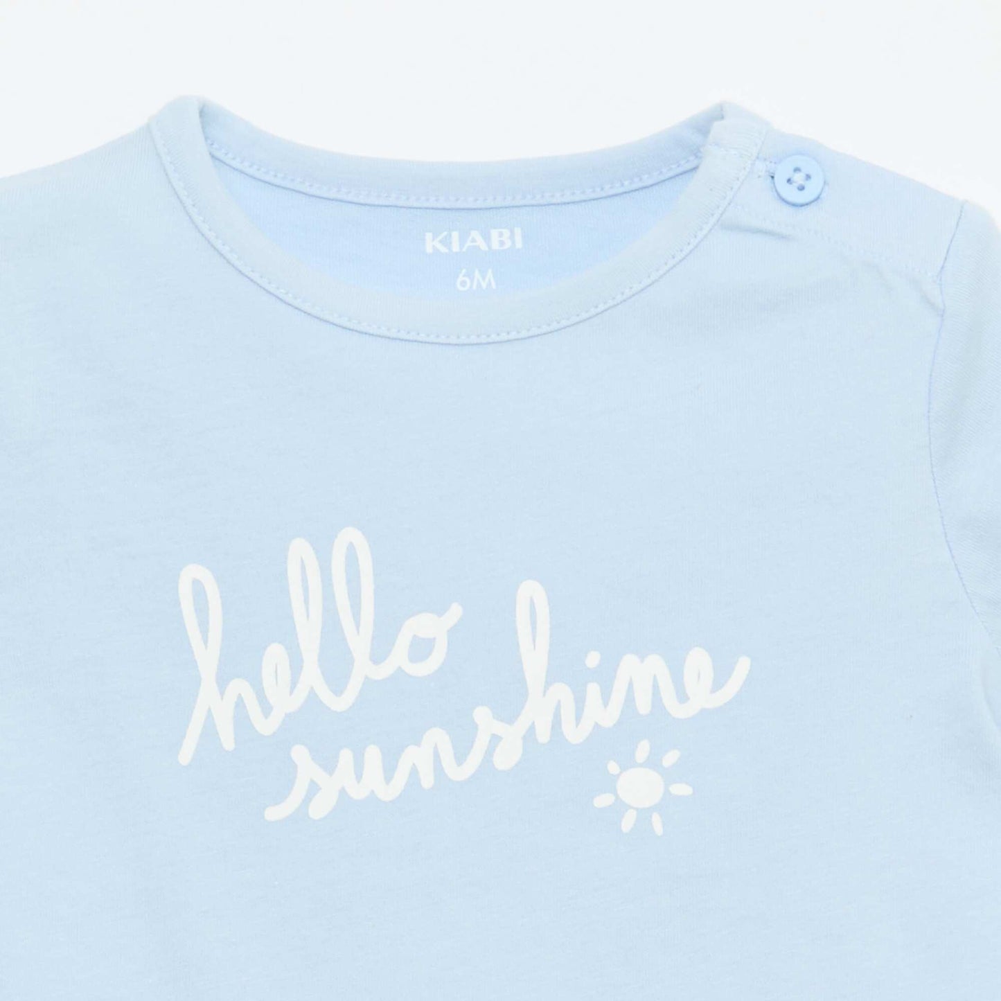 Camiseta de manga corta estampada AZUL