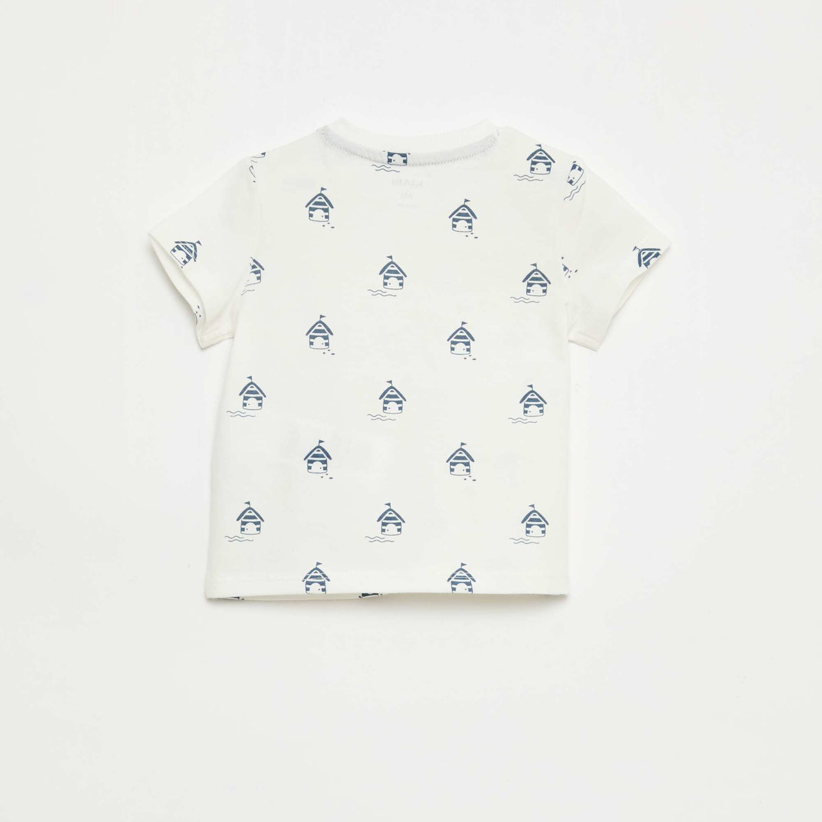 Camiseta lisa de punto de algodón PURPURA