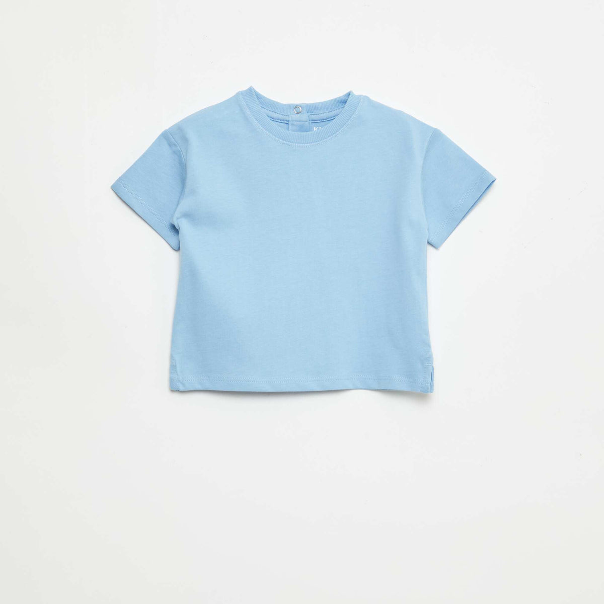 Camiseta lisa sin mangas AZUL