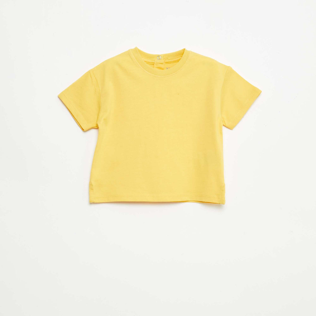 Camiseta lisa sin mangas AMARILLO