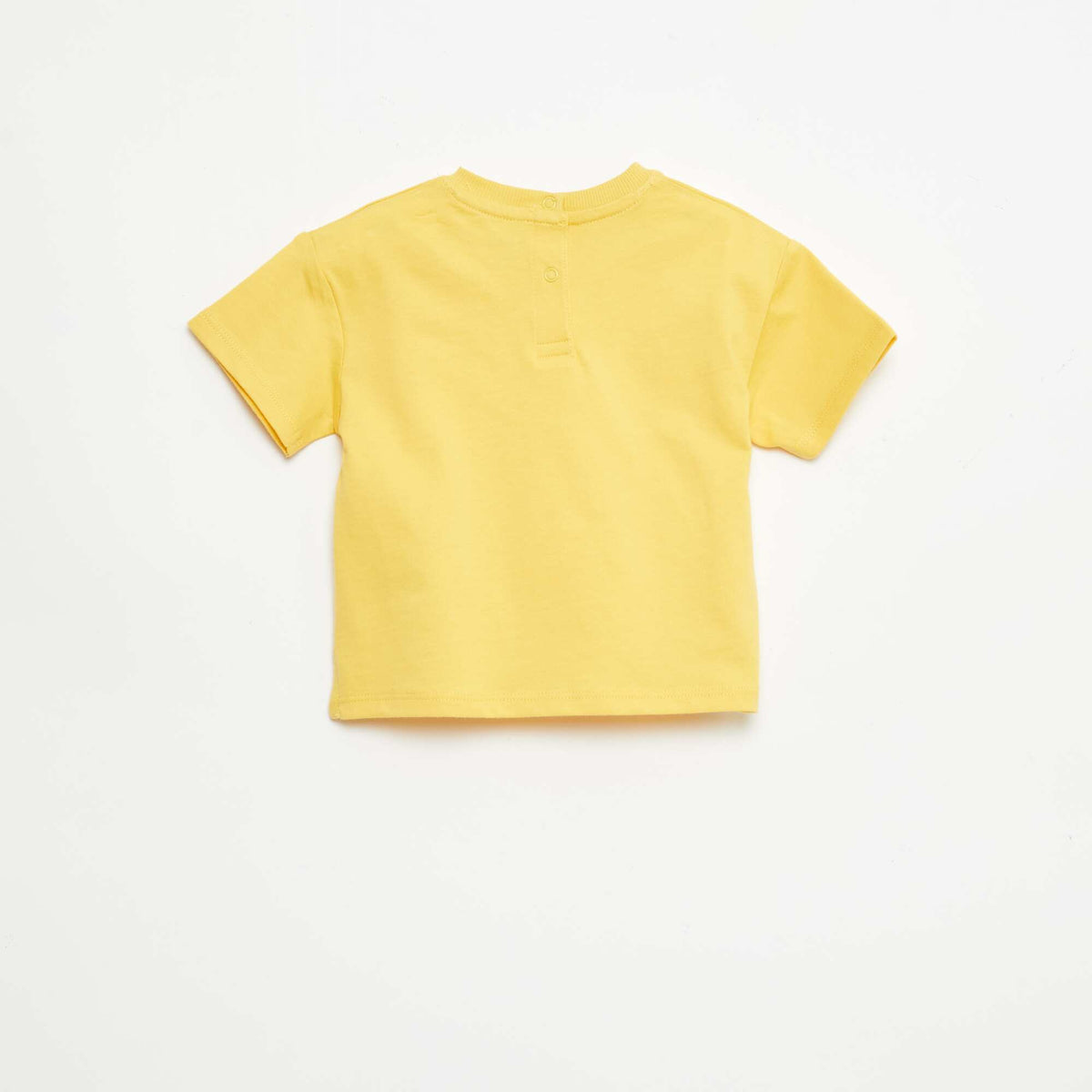Camiseta lisa sin mangas AMARILLO