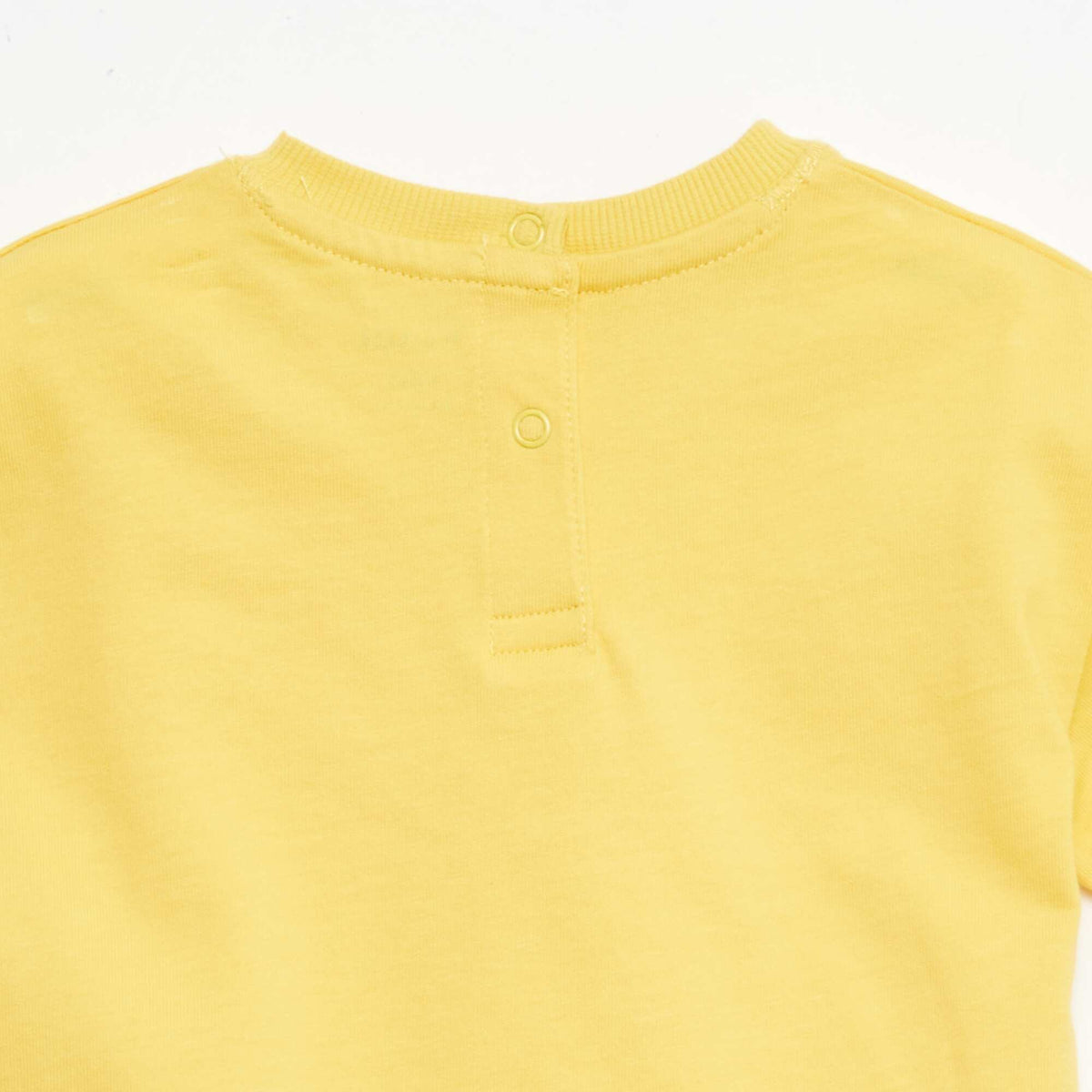 Camiseta lisa sin mangas AMARILLO