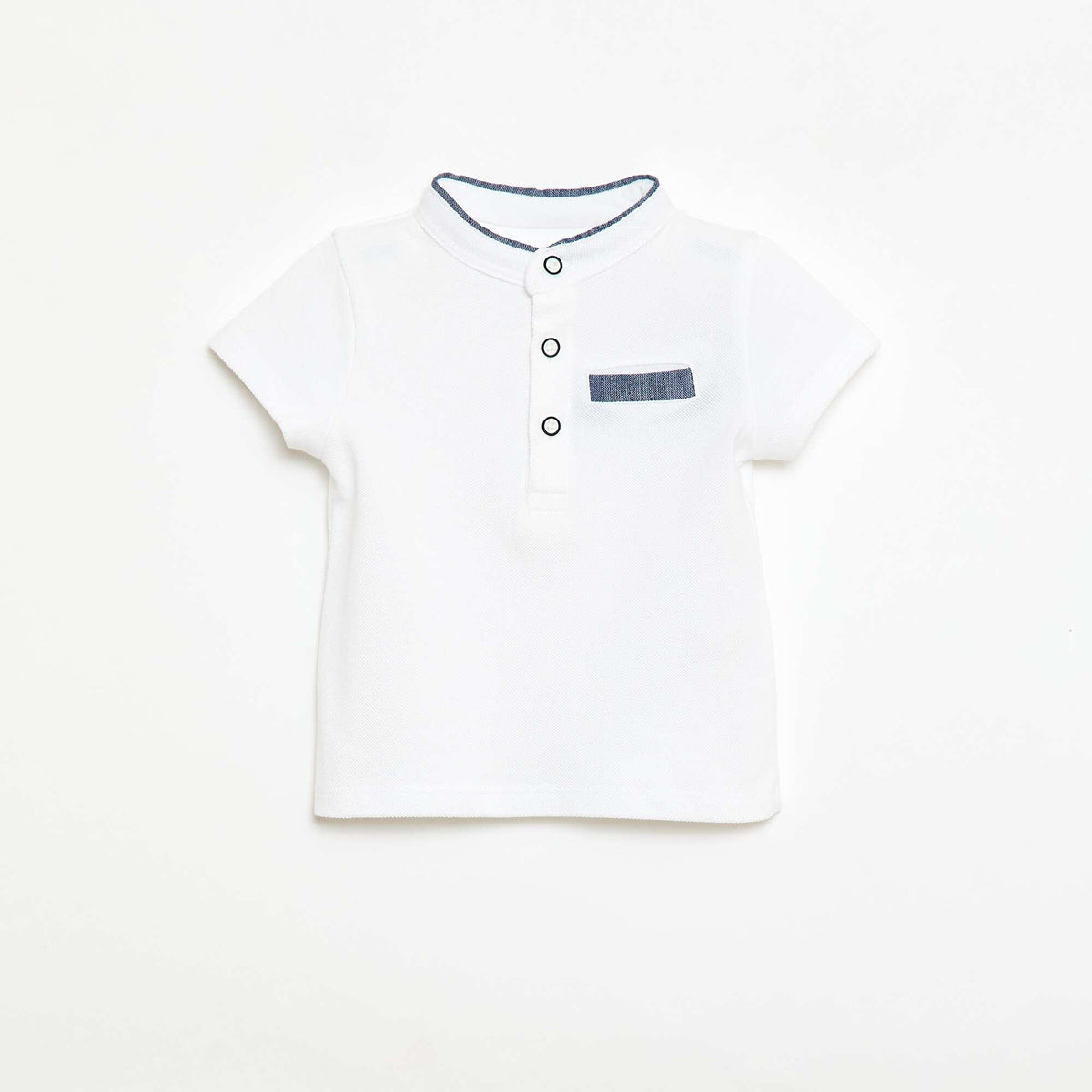 Remera de manga corta BLANCO