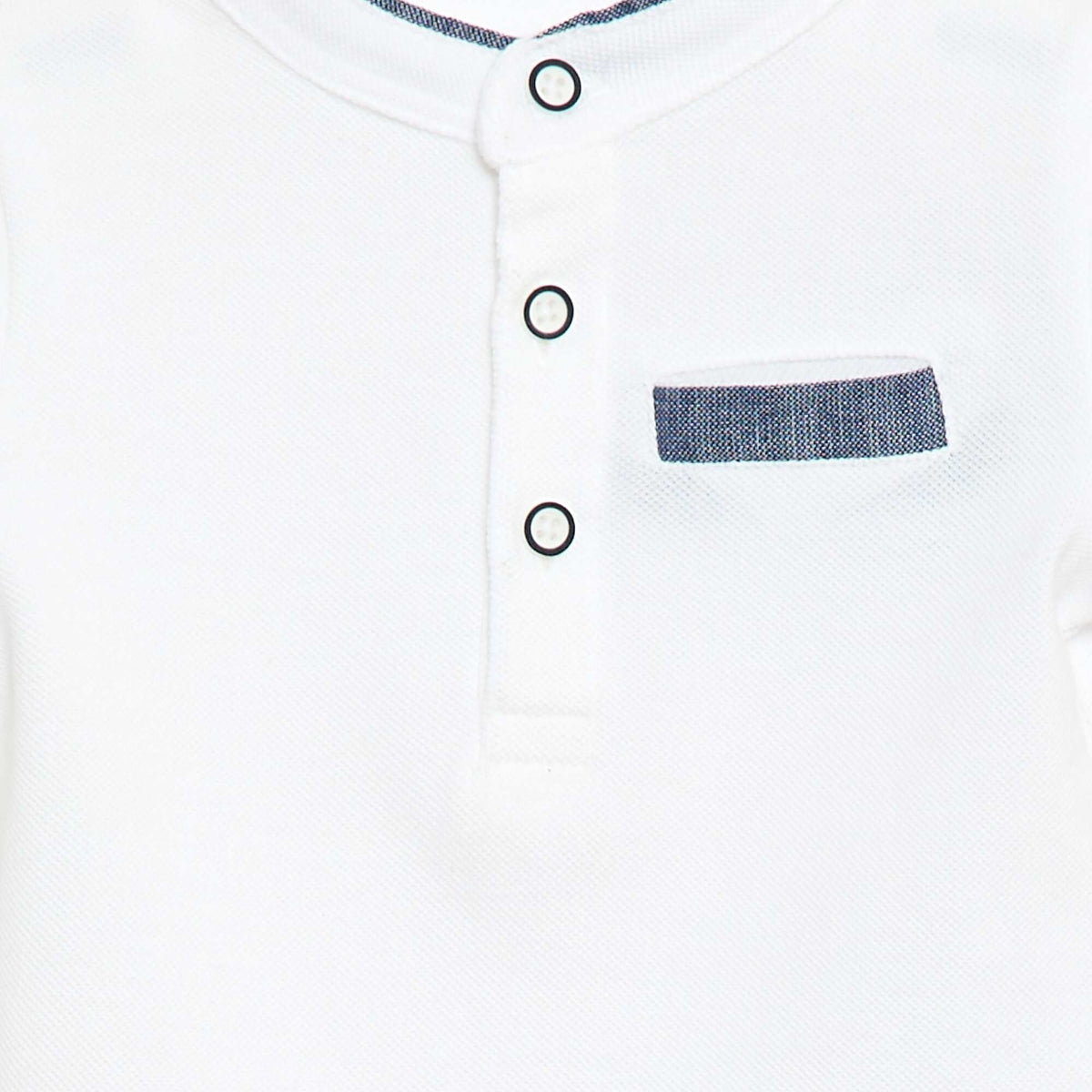 Remera de manga corta BLANCO
