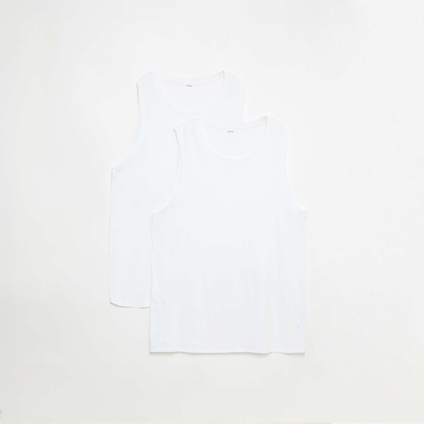 Pack de camisetas de tirantes de punto sweater - 2 unidades BLANCO