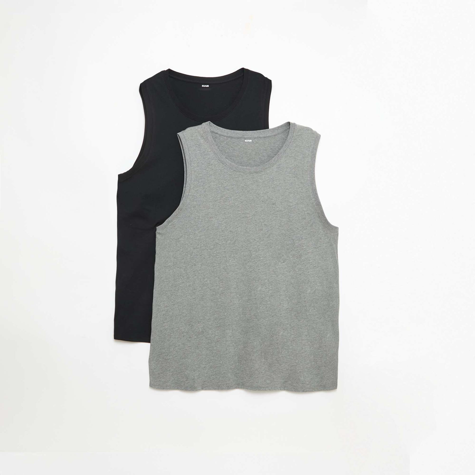 Pack de camisetas de tirantes de punto sweater - 2 unidades GRIS