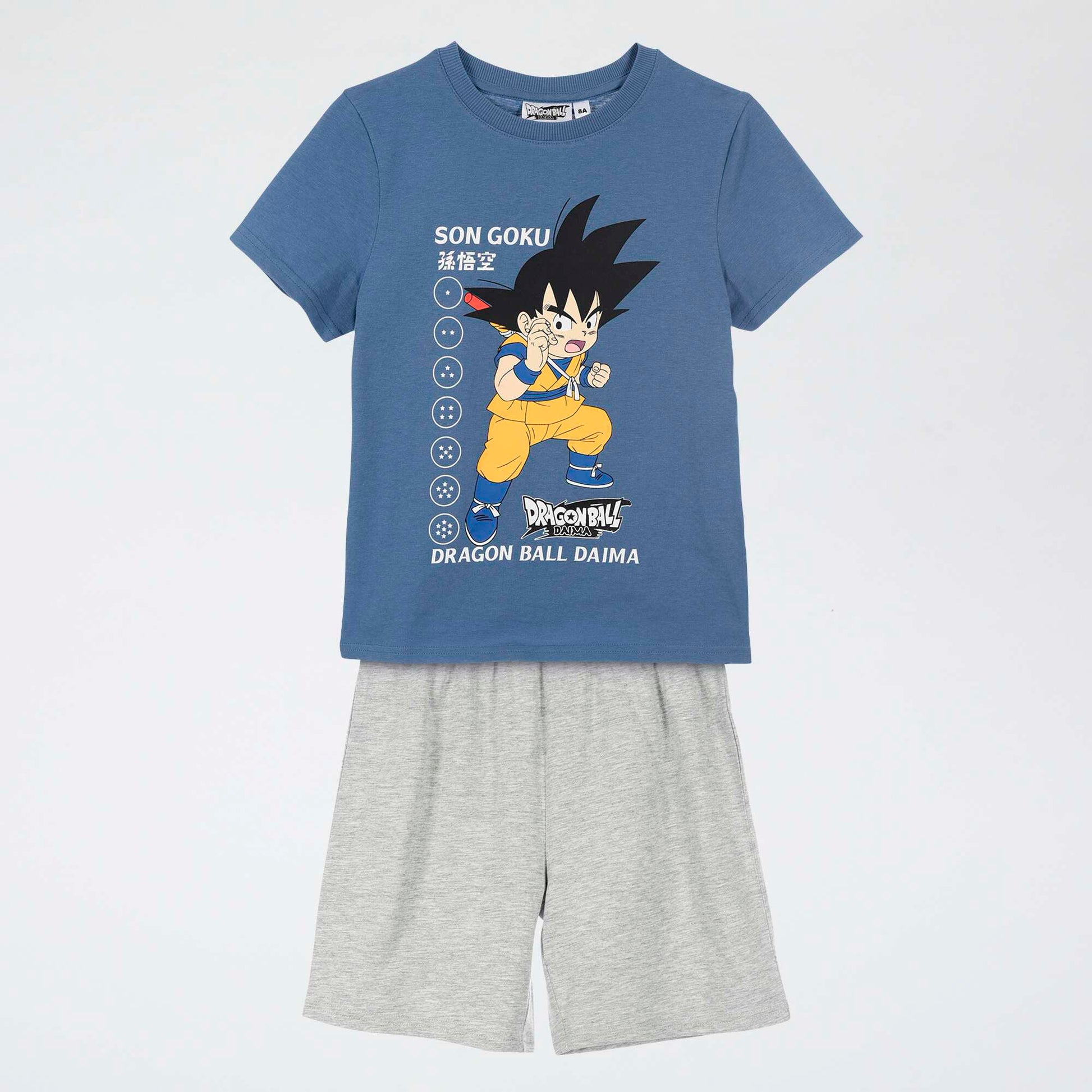 Conjunto de pijama 'Dragon Ball' de algodón AZUL