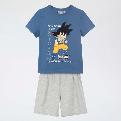 Conjunto de pijama 'Dragon Ball' de algodón AZUL