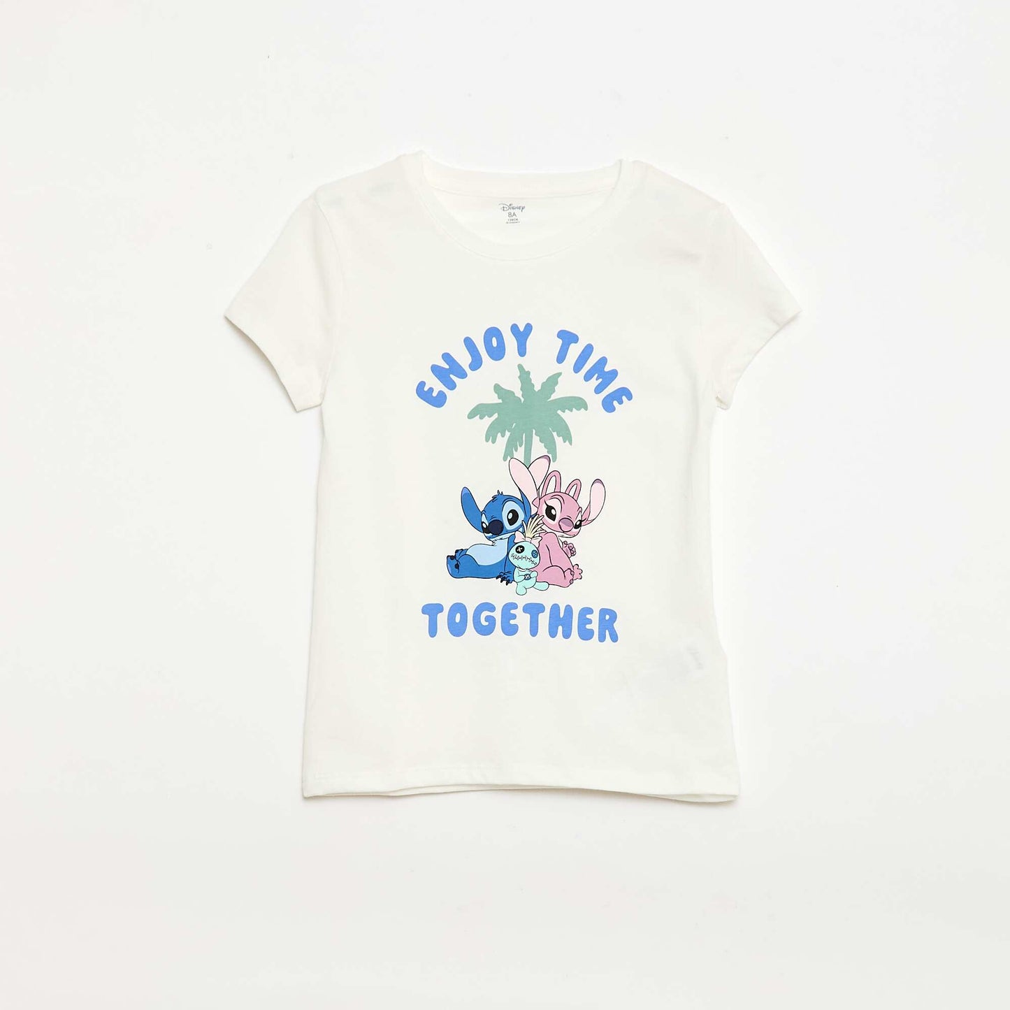 Pijama 'Disney' 2 piezas Pantalón corto + camiseta BLANCO