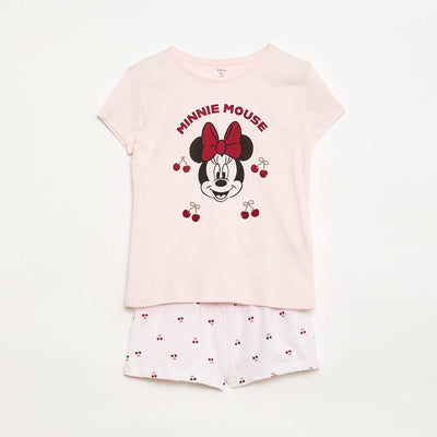 Pijama 'Disney' 2 piezas Pantalón corto + camiseta ROSA