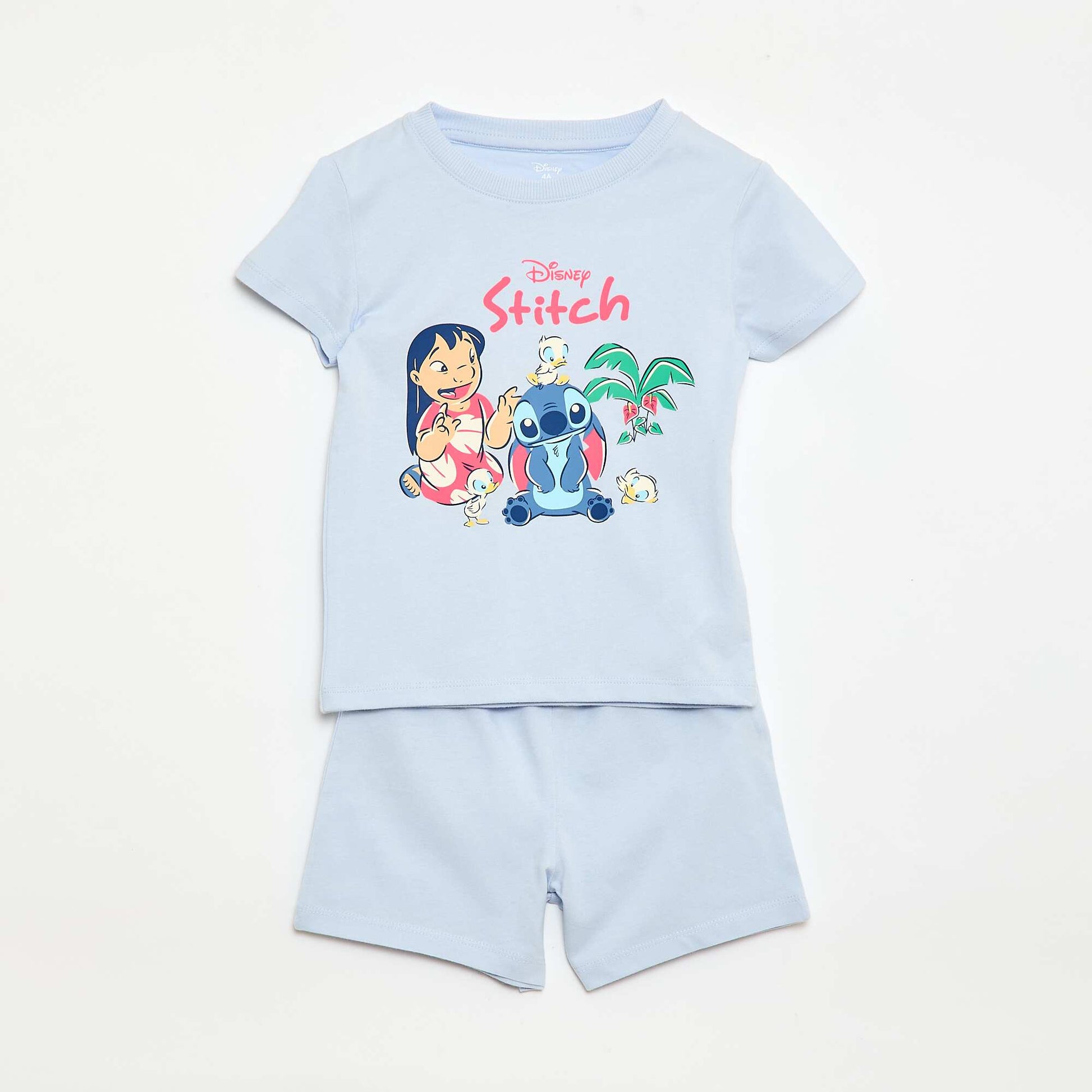 Pijama 'Disney' 'Minnie' 2 piezas Camiseta + pantalón corto AZUL